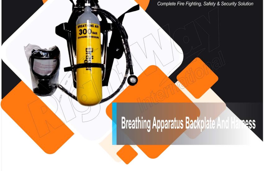 Breathing Apparatus Back Plate And Harness