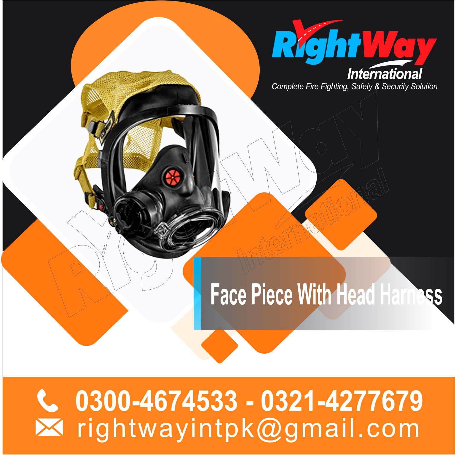 Face-Piece with Head Harness