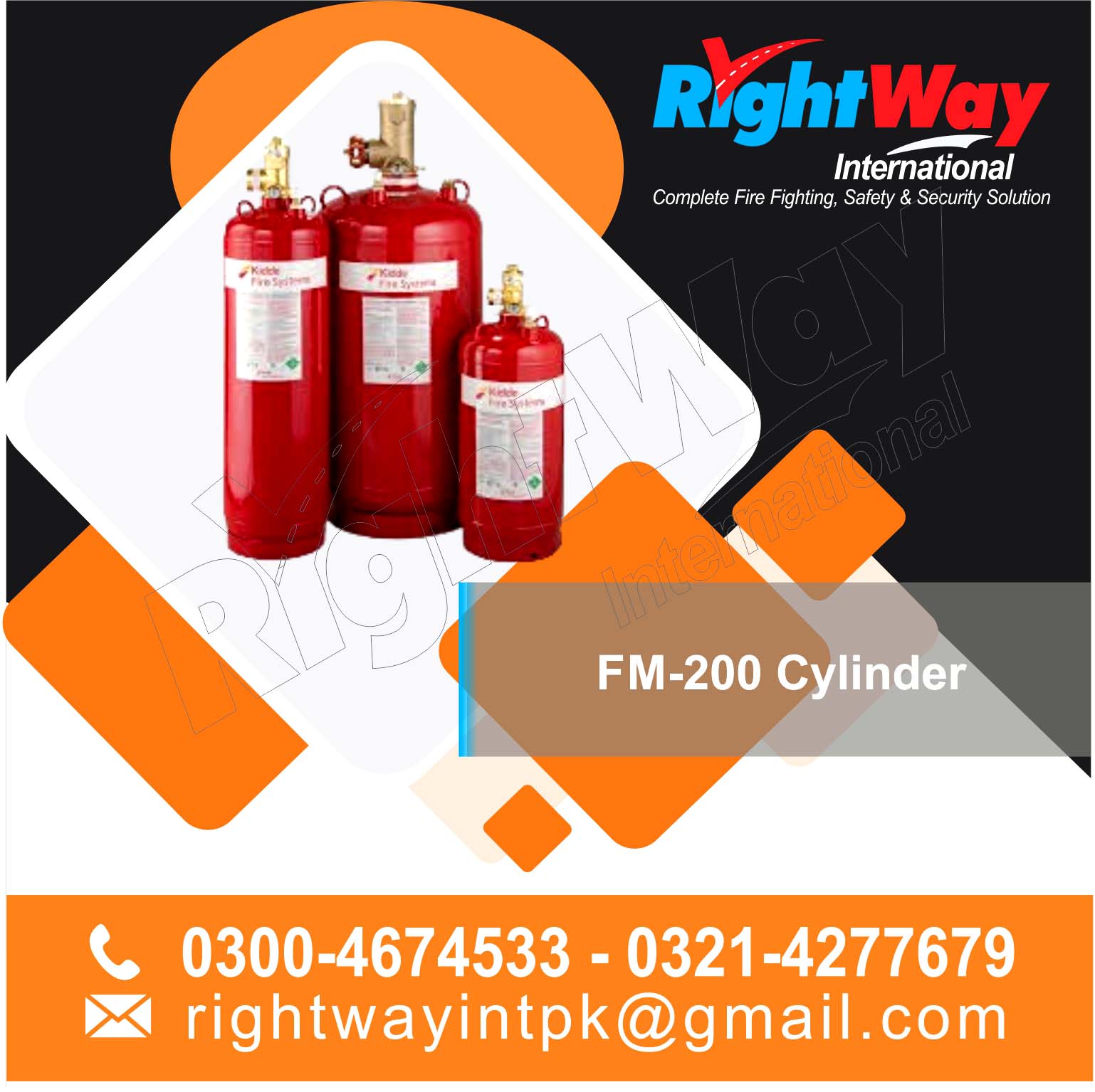 FM-200 Cylinder