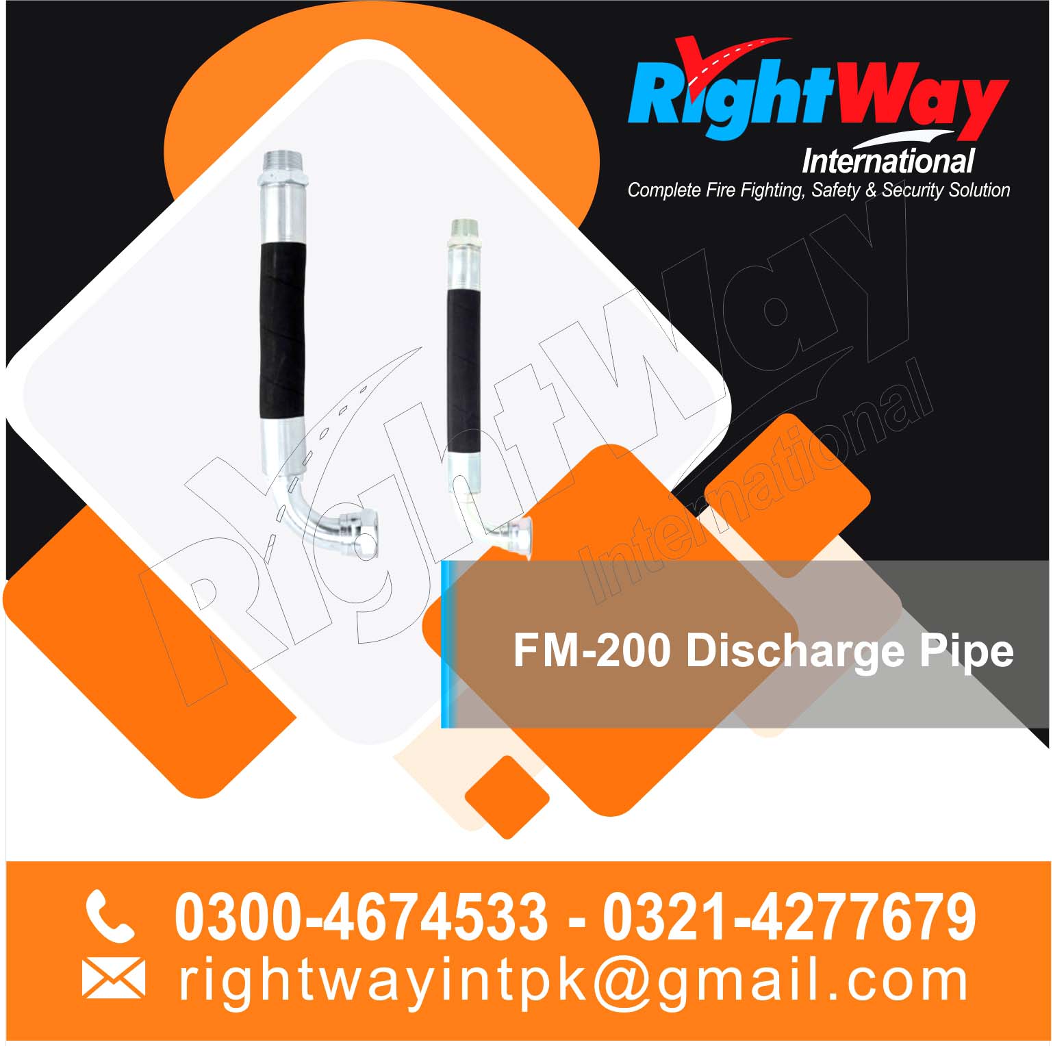 FM-200 Discharge Pipe