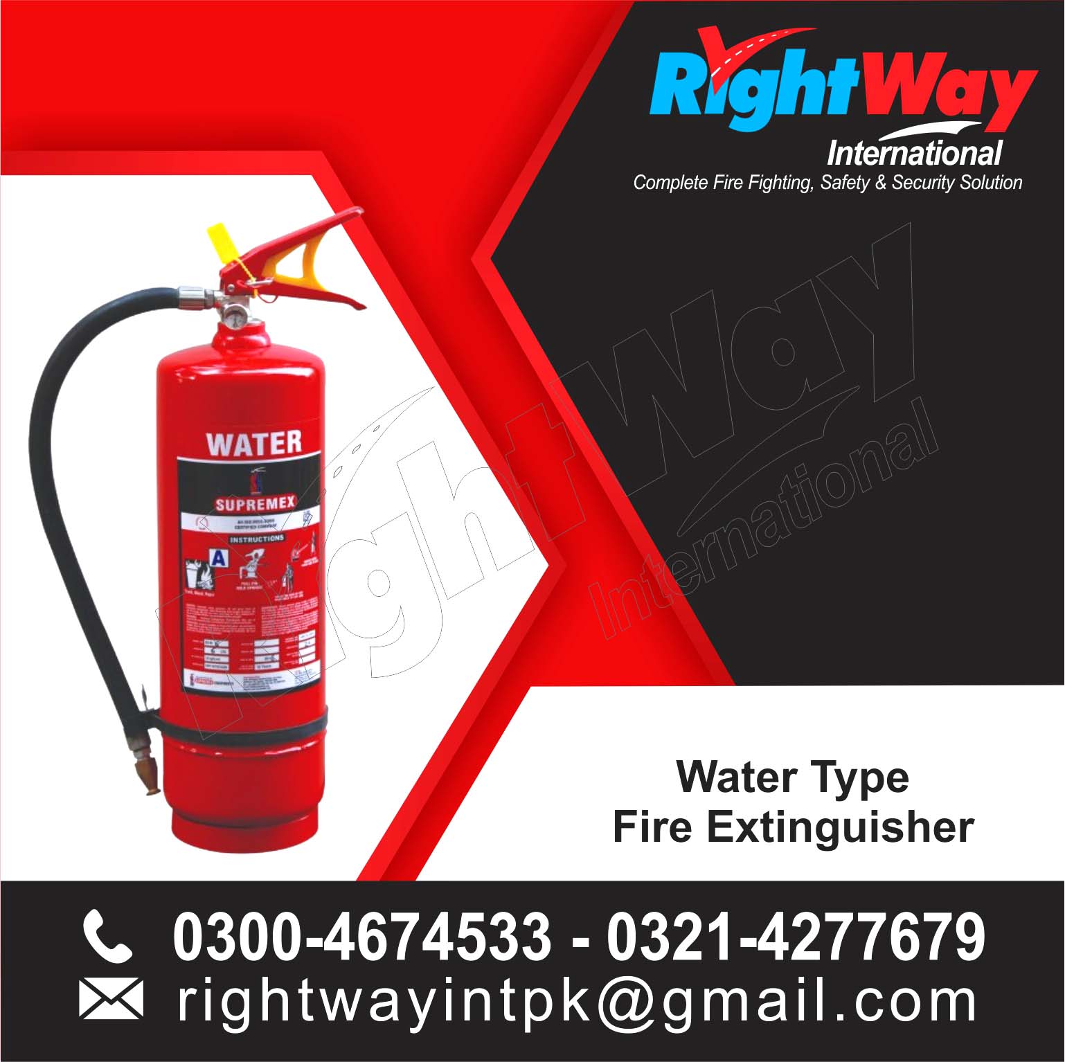 Water Type Fire Extinguisher