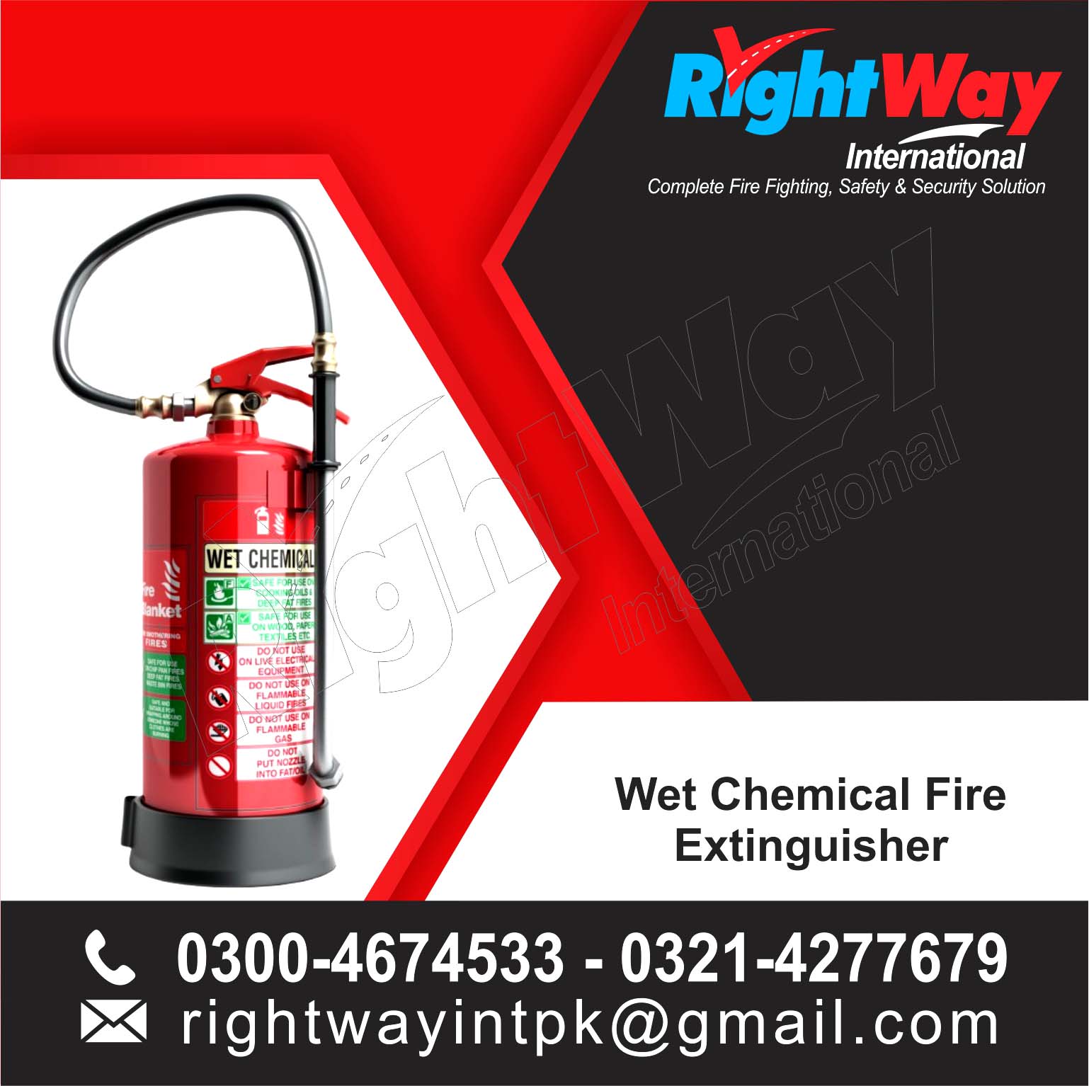 Wet Chemical Fire Extinguisher