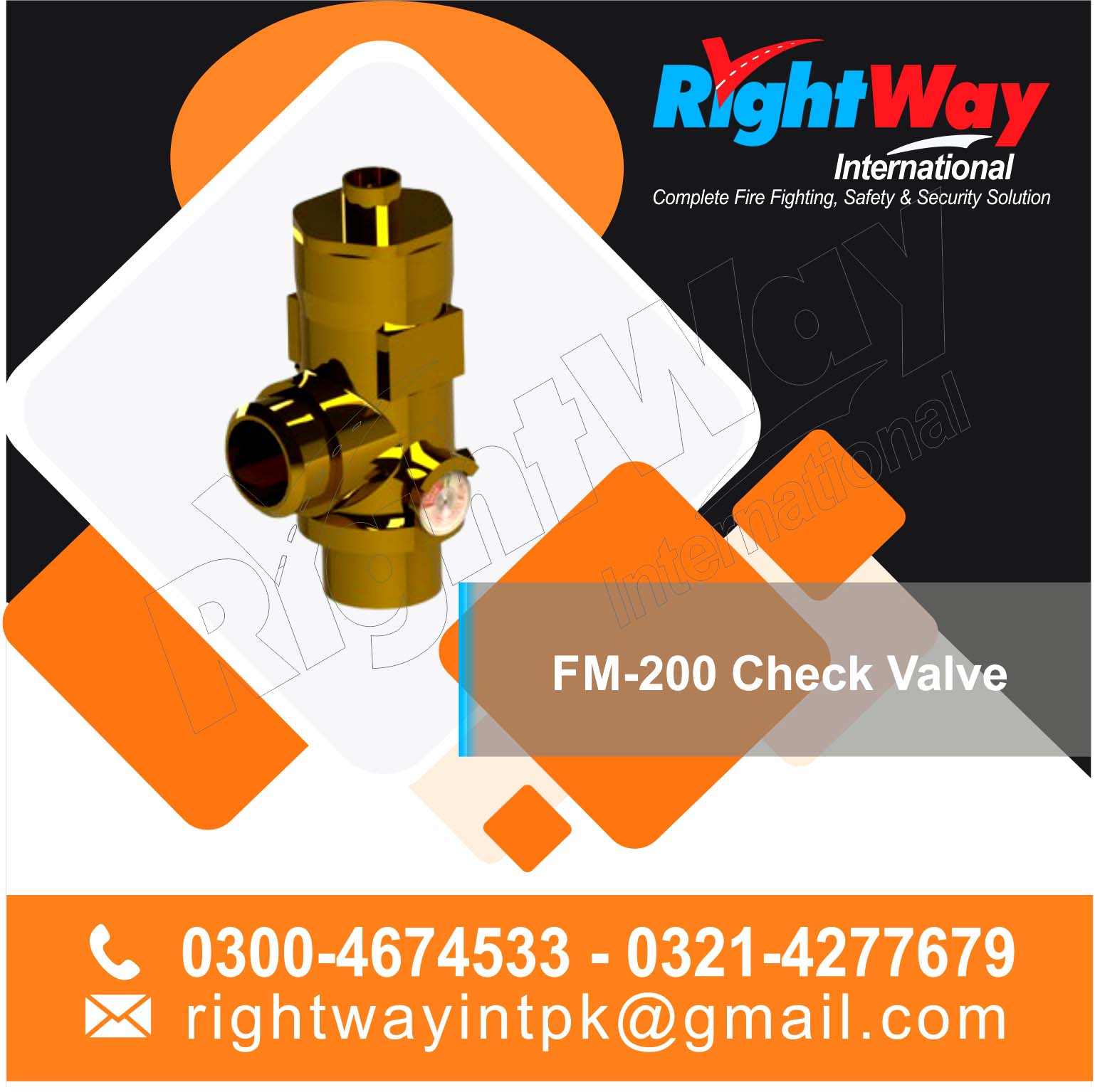 FM-200 Check Valve