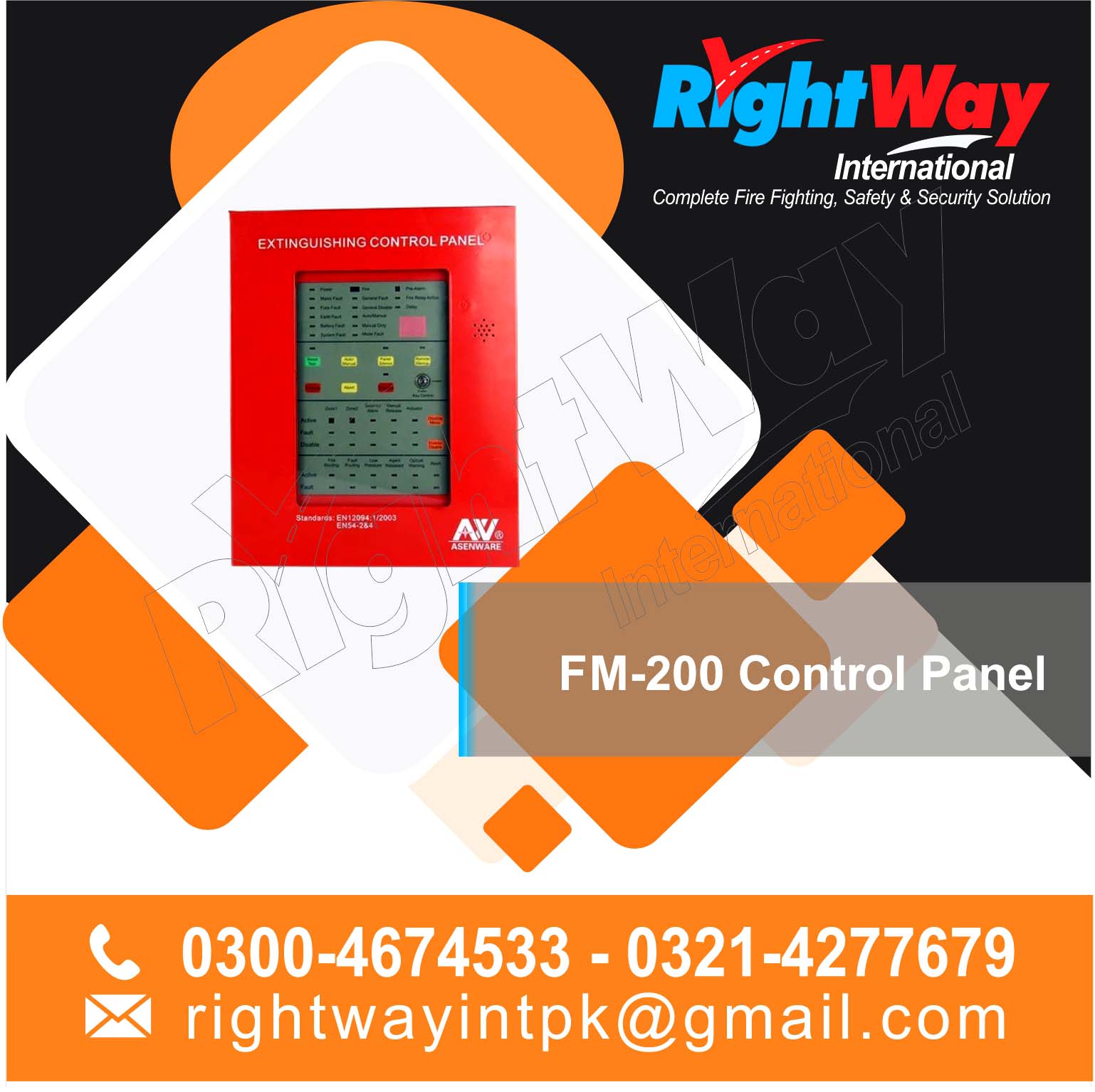 FM-200 Control Panel