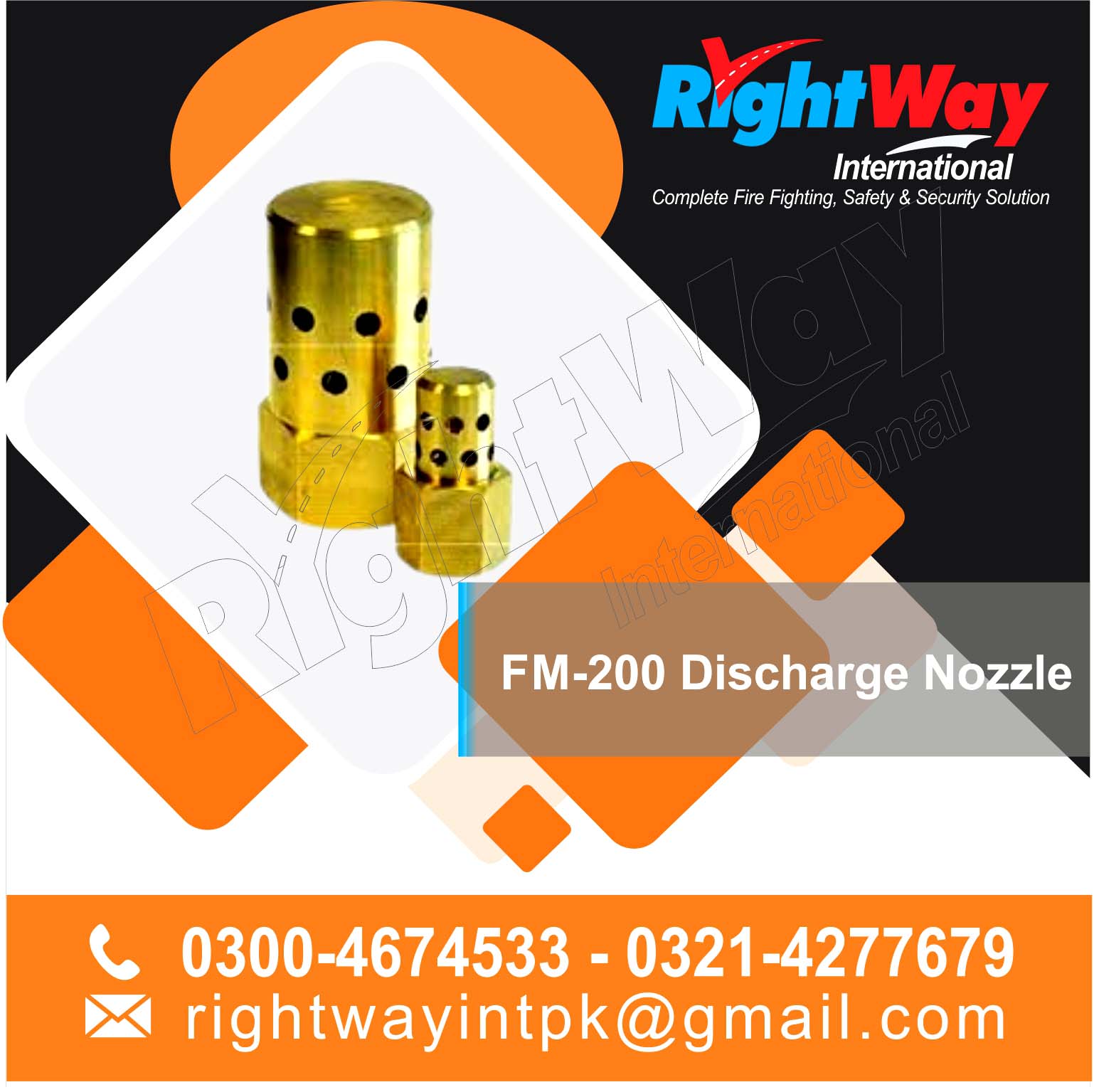 FM-200 Discharge Nozzle