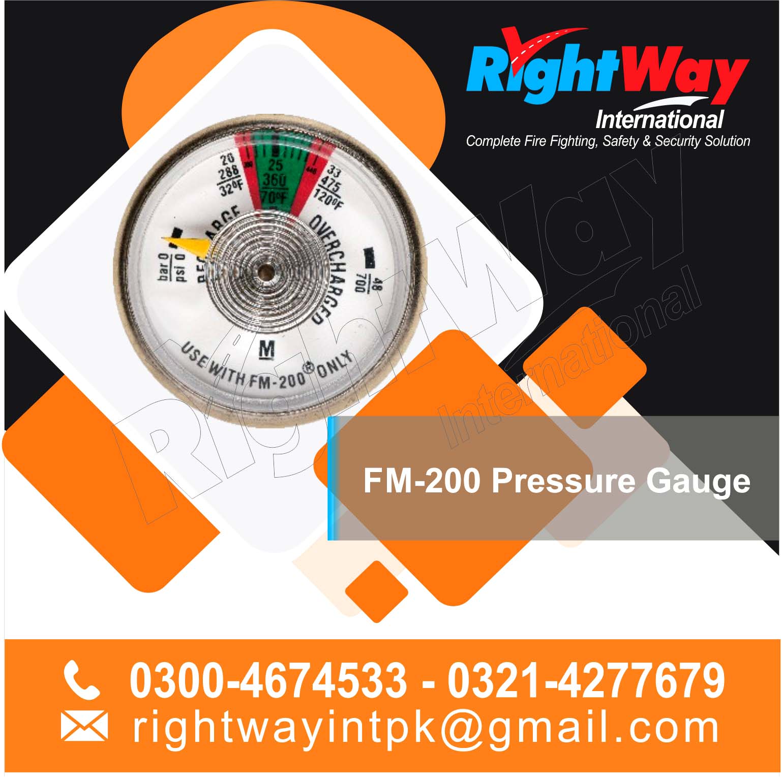 FM-200 Pressure Gauge
