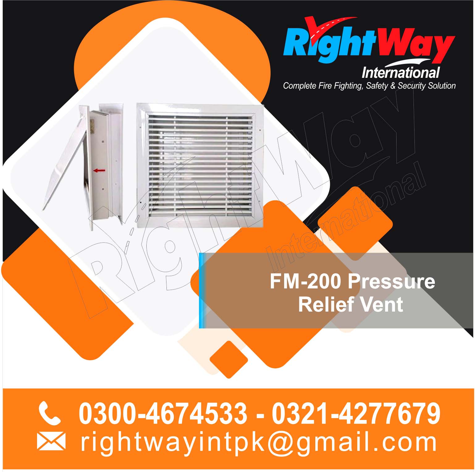 FM-200 Pressure Relief Vent