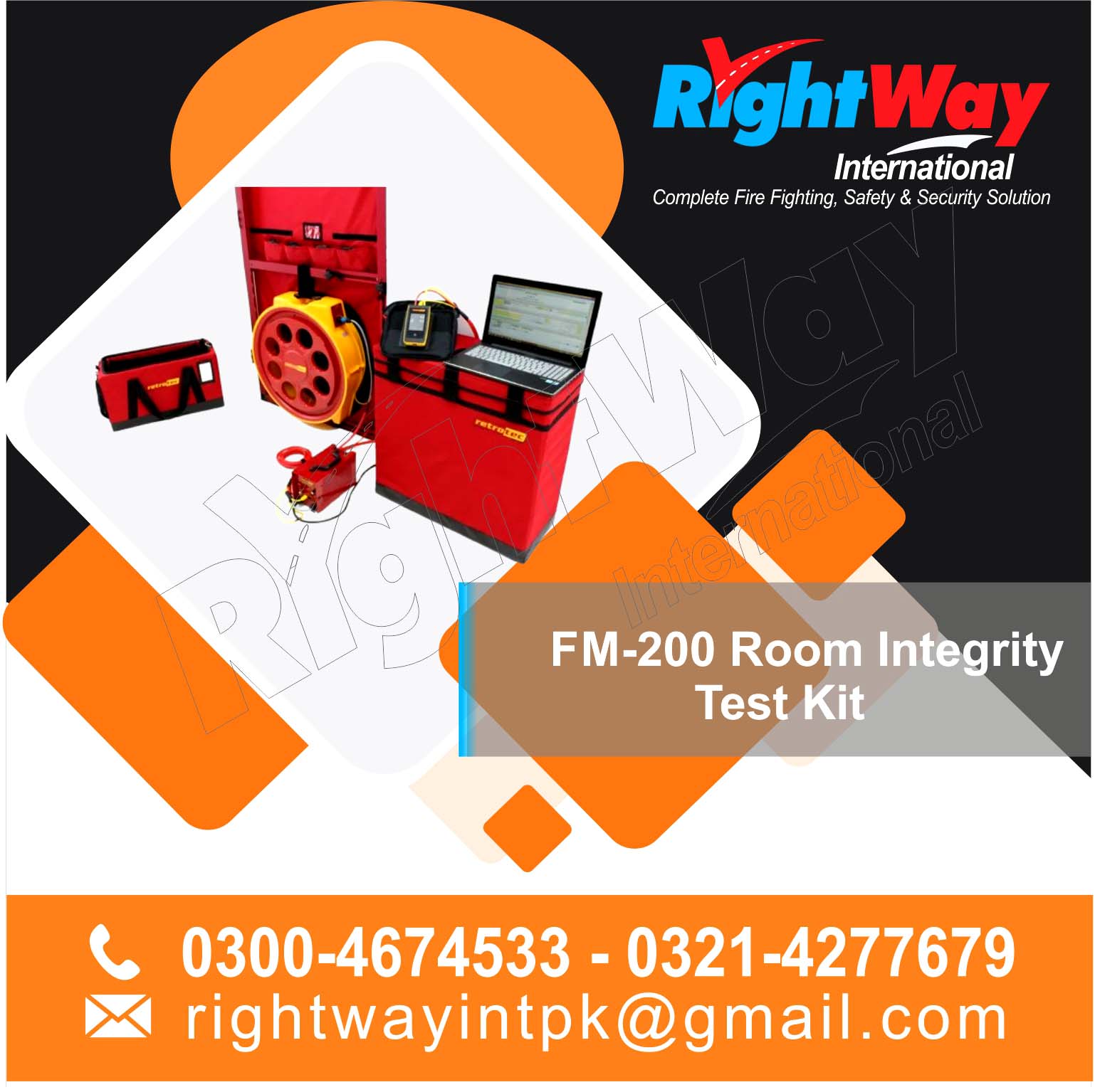 FM-200 Room Integrity Test Kit