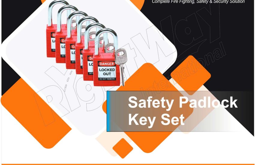 Safety Padlock Key Set