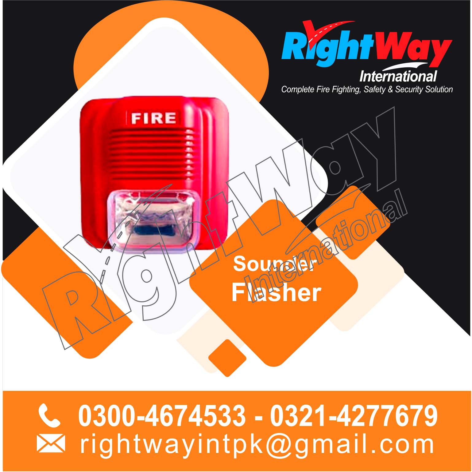 Fire Alarm Sounder Flashers
