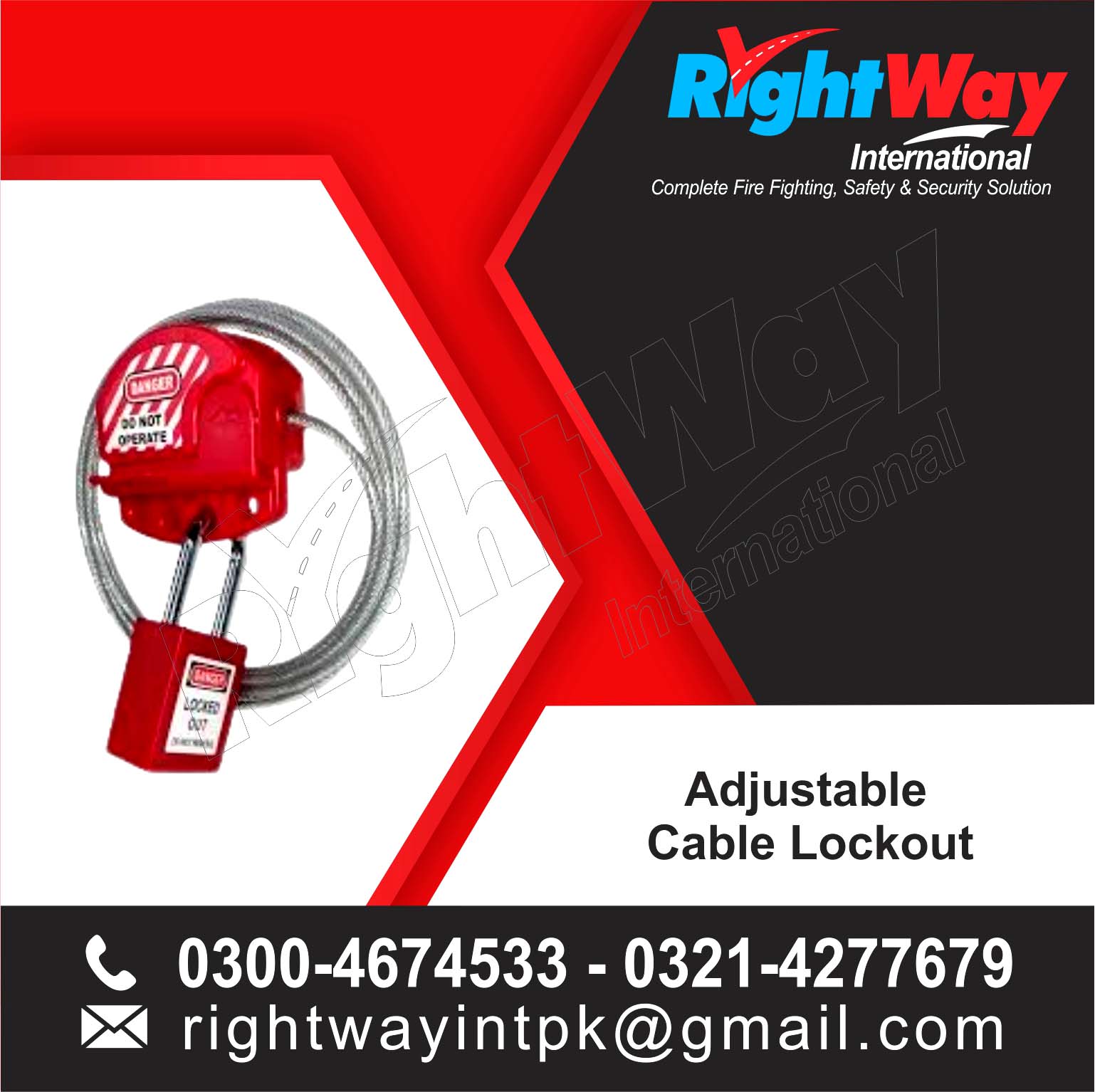 Adjustable Cable Lockout