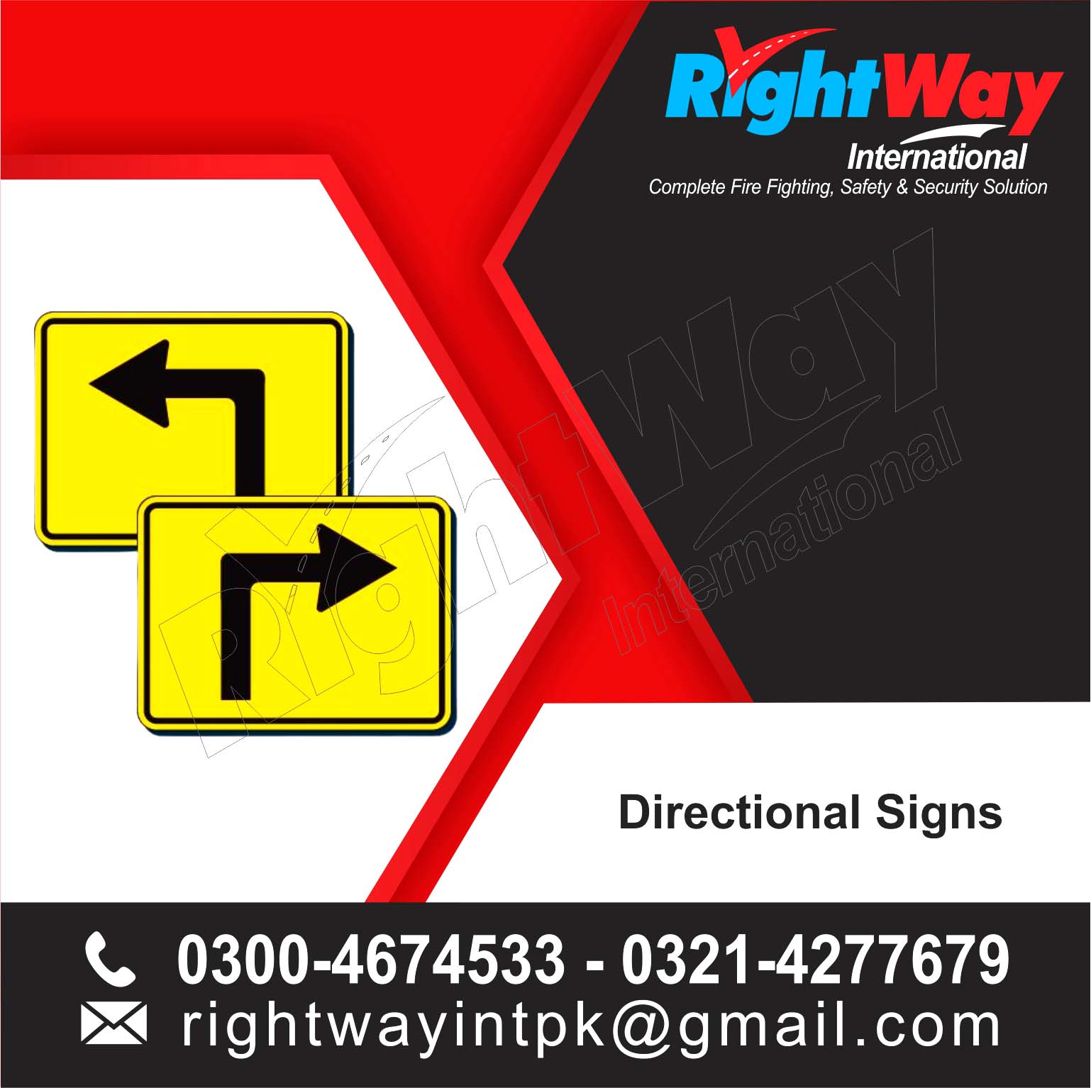 Directional Signs Price in Pakistan
