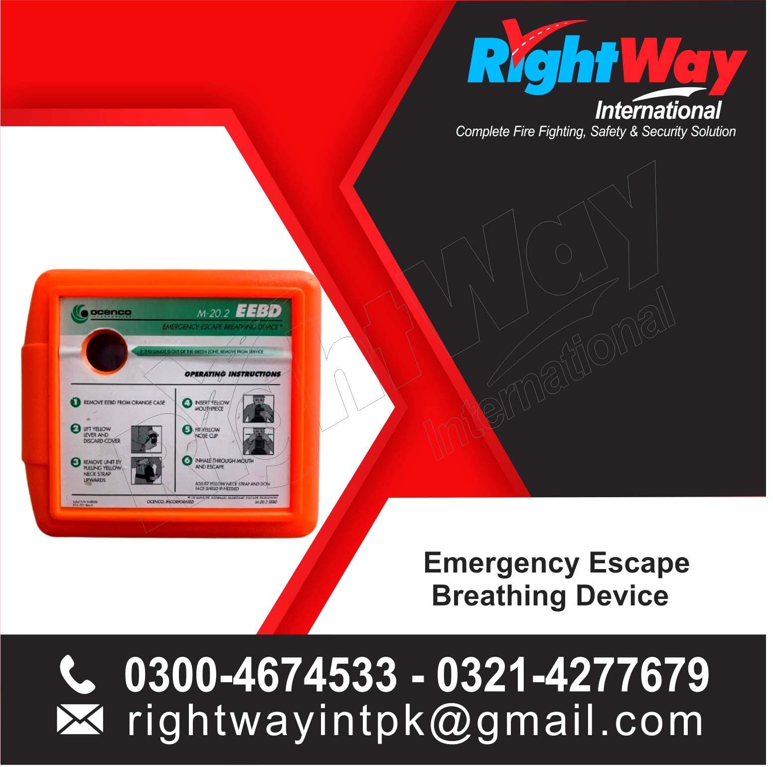 EEBD Emergency Escape Breathing Device