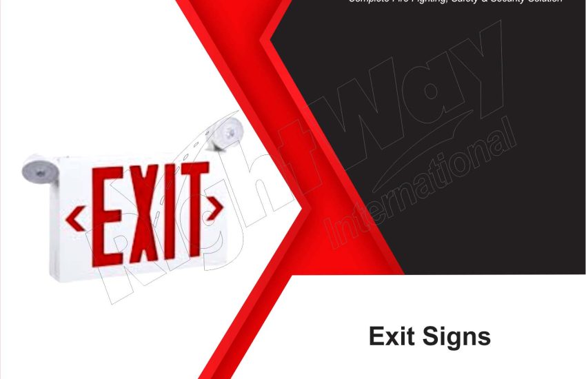 Exit Signs in Pakistan