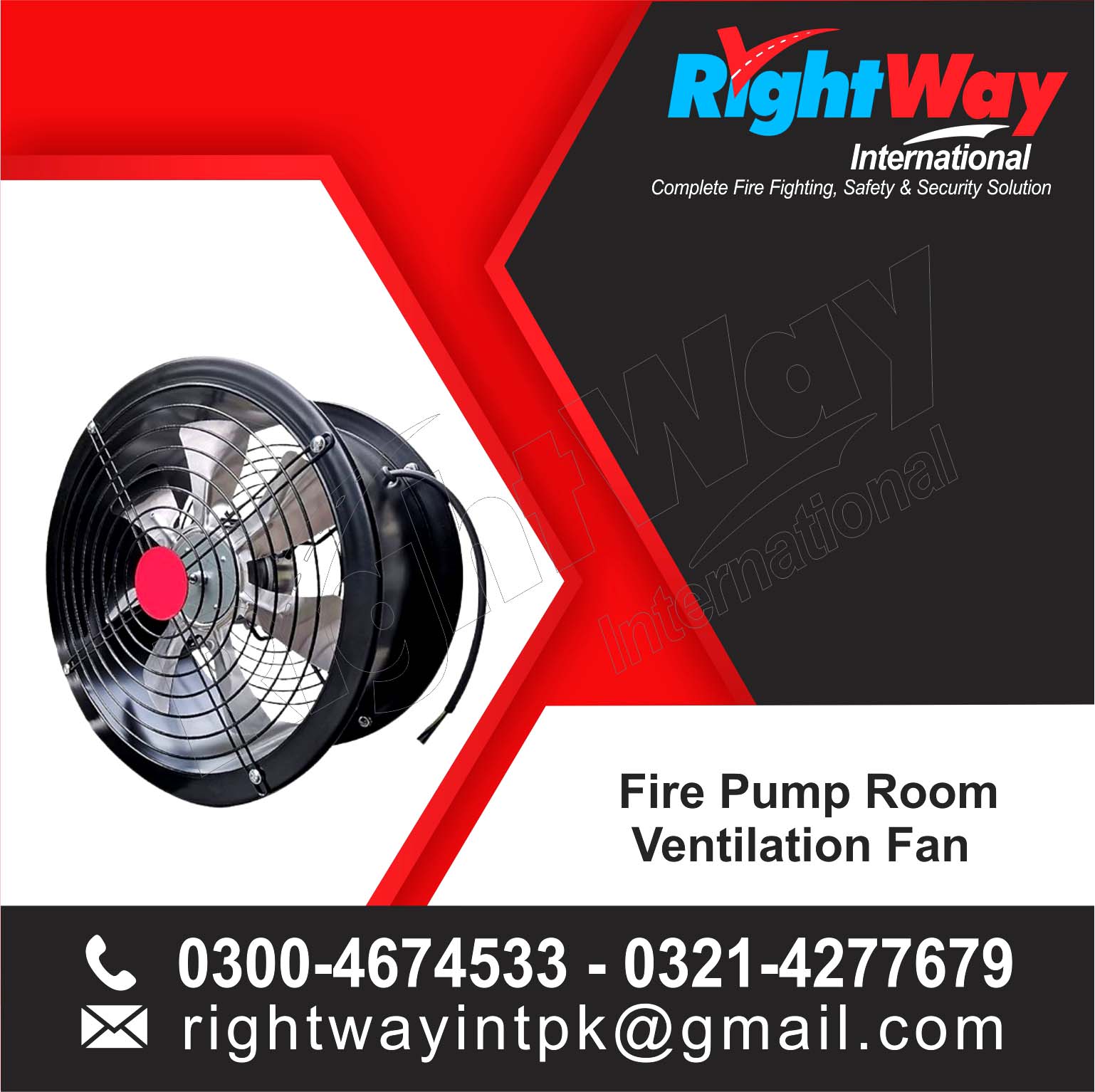 Fire Pump Room Ventilation Fan
