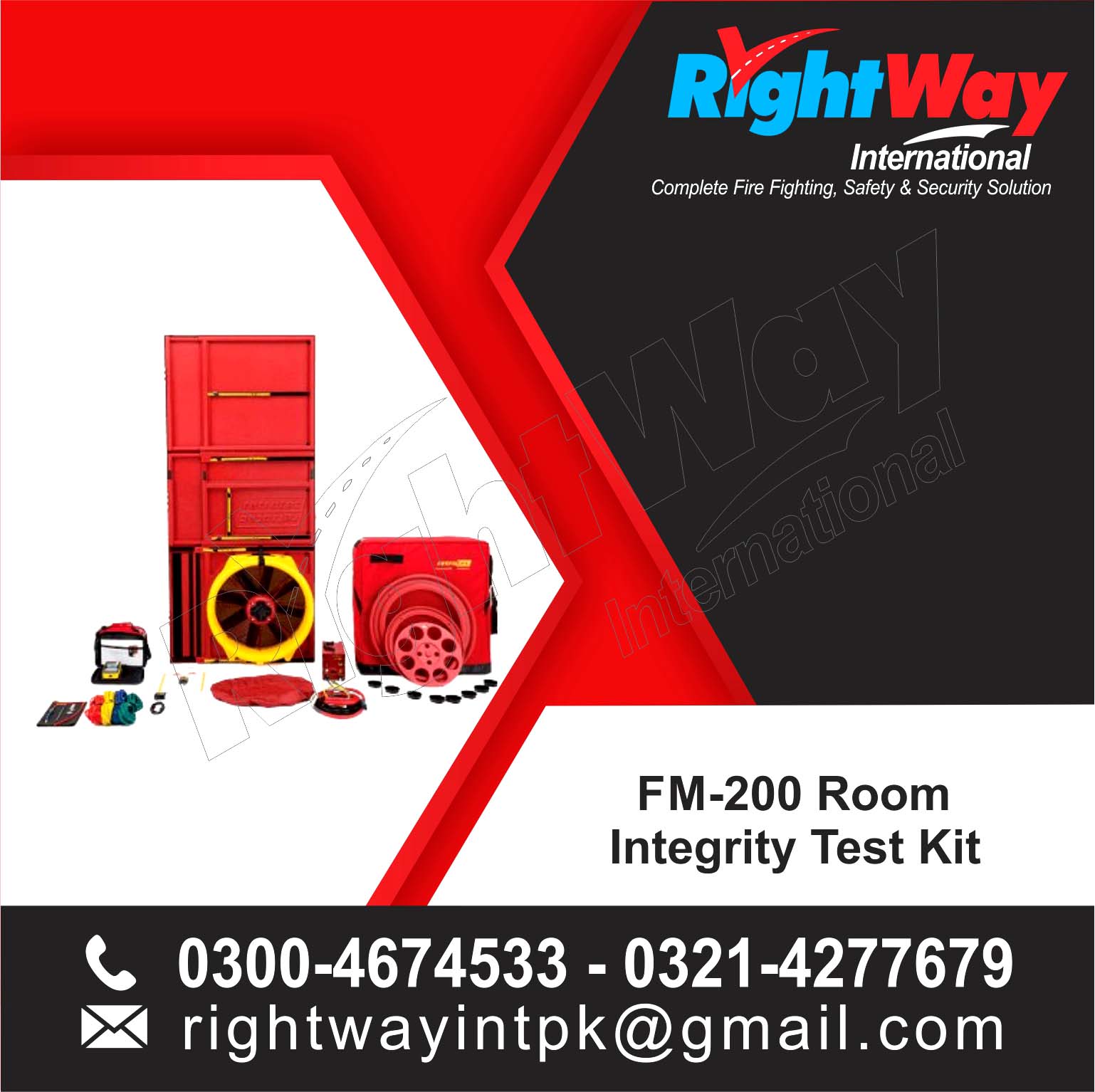 FM-200 Room Integrity Test Kit