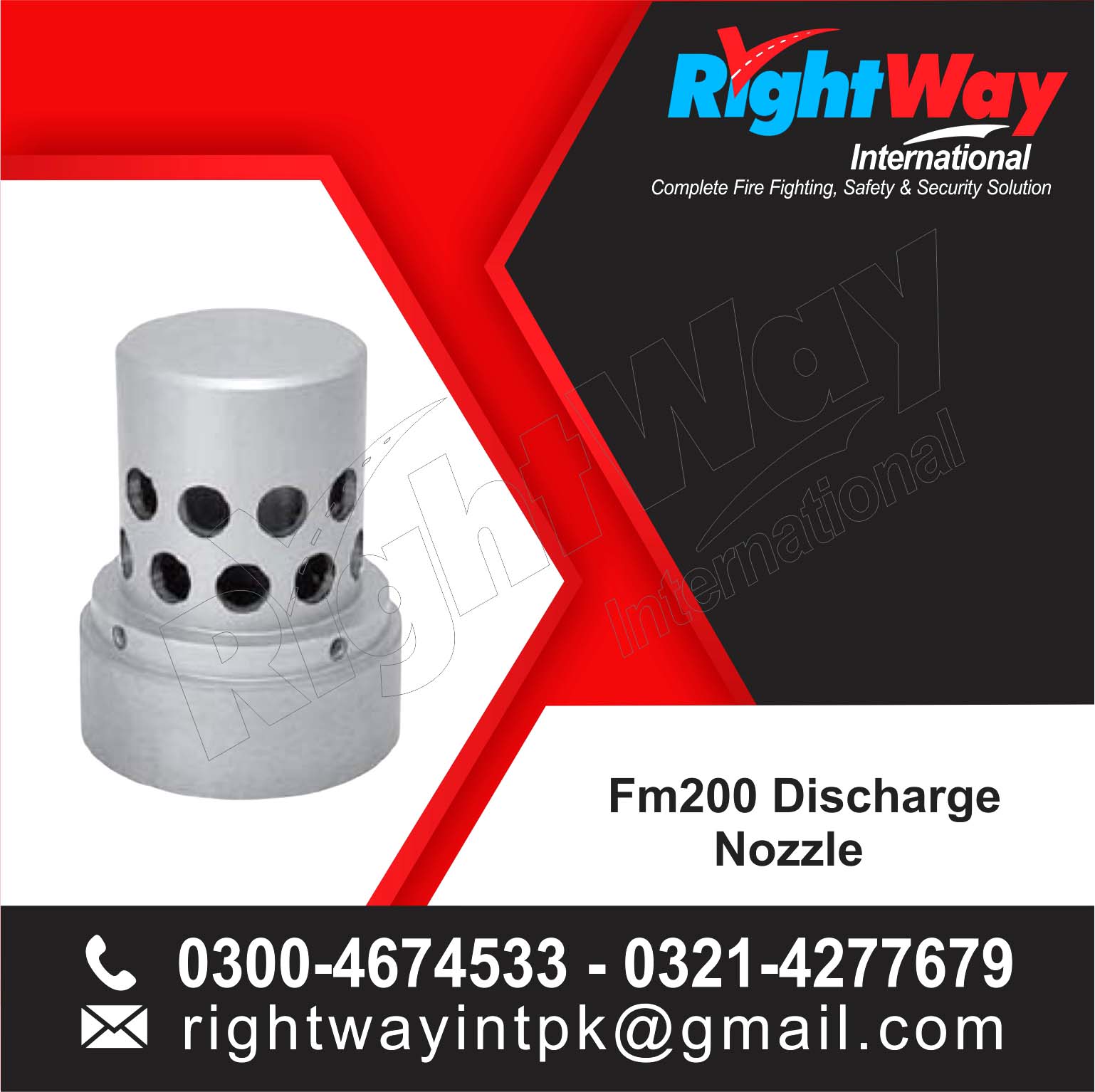 FM200 Discharge Nozzle