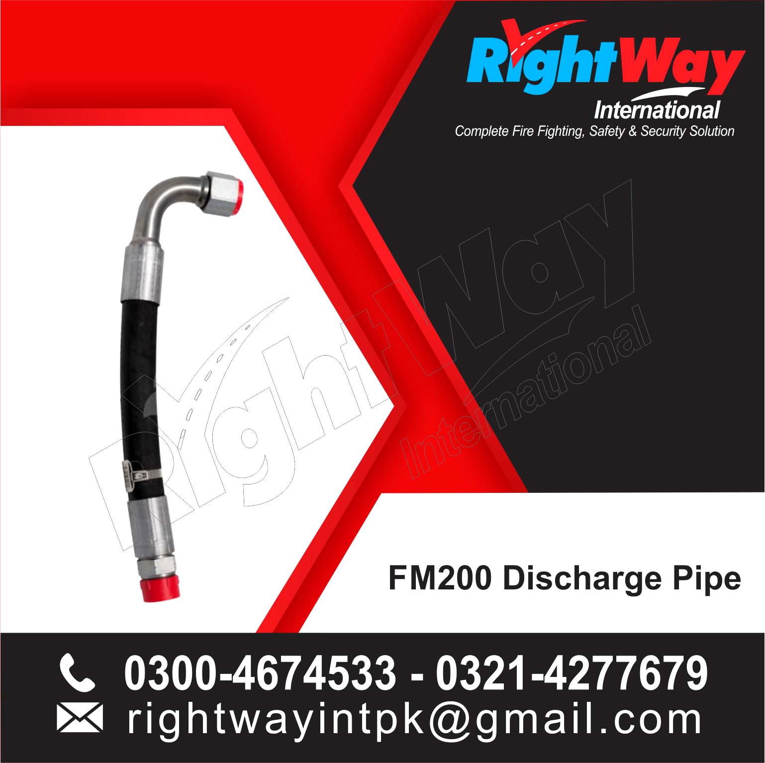 FM200 Discharge Pipe