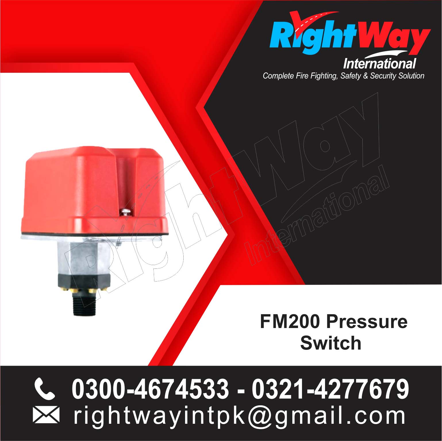 FM200 Pressure Switch
