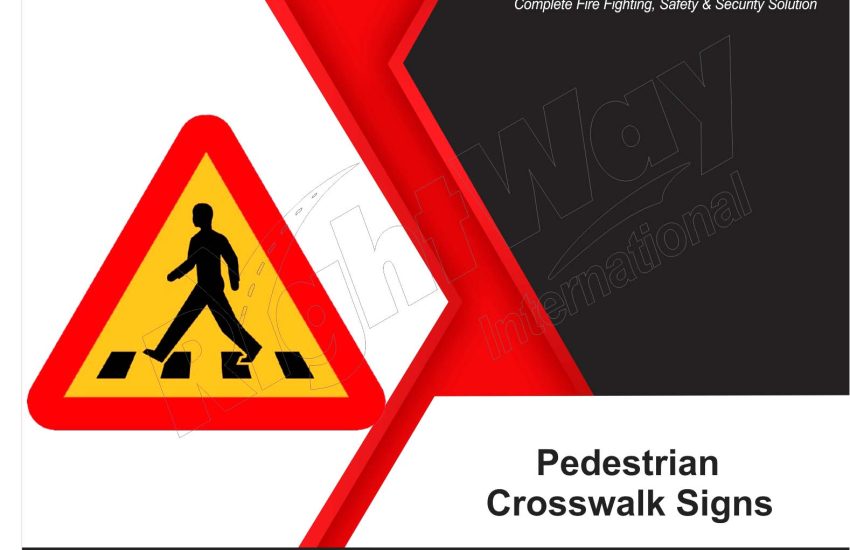 Pedestrian Crosswalk Sign