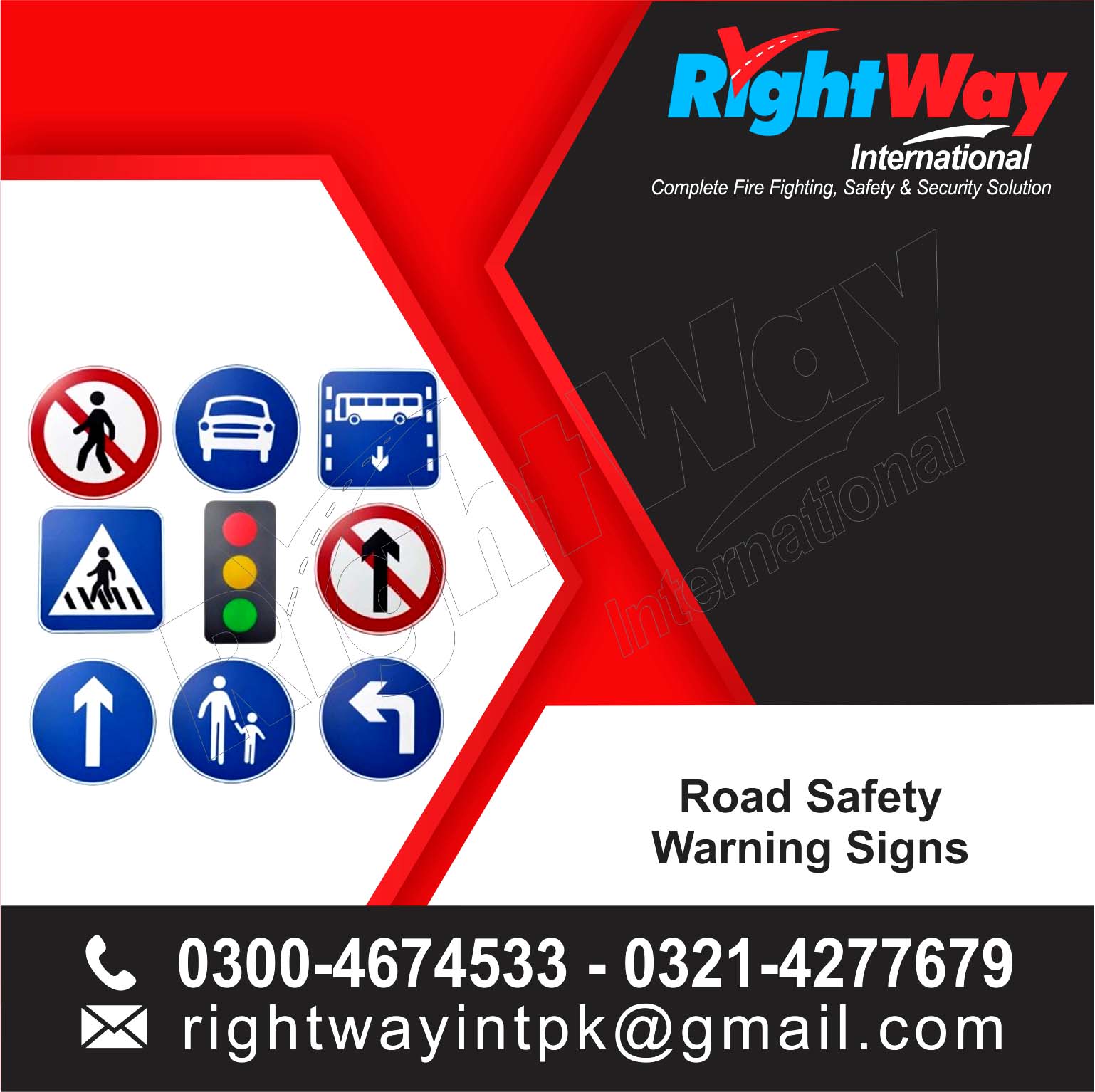 Road Safety Warning Signs