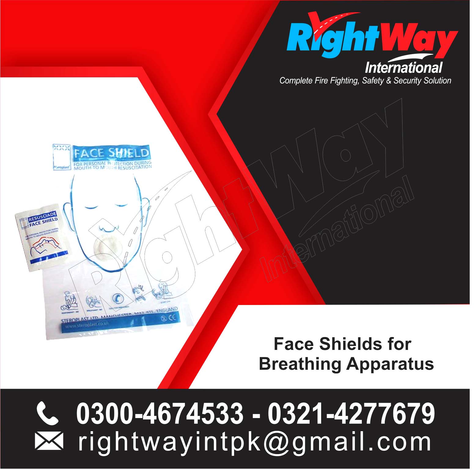 Face Shields for Breathing Apparatus