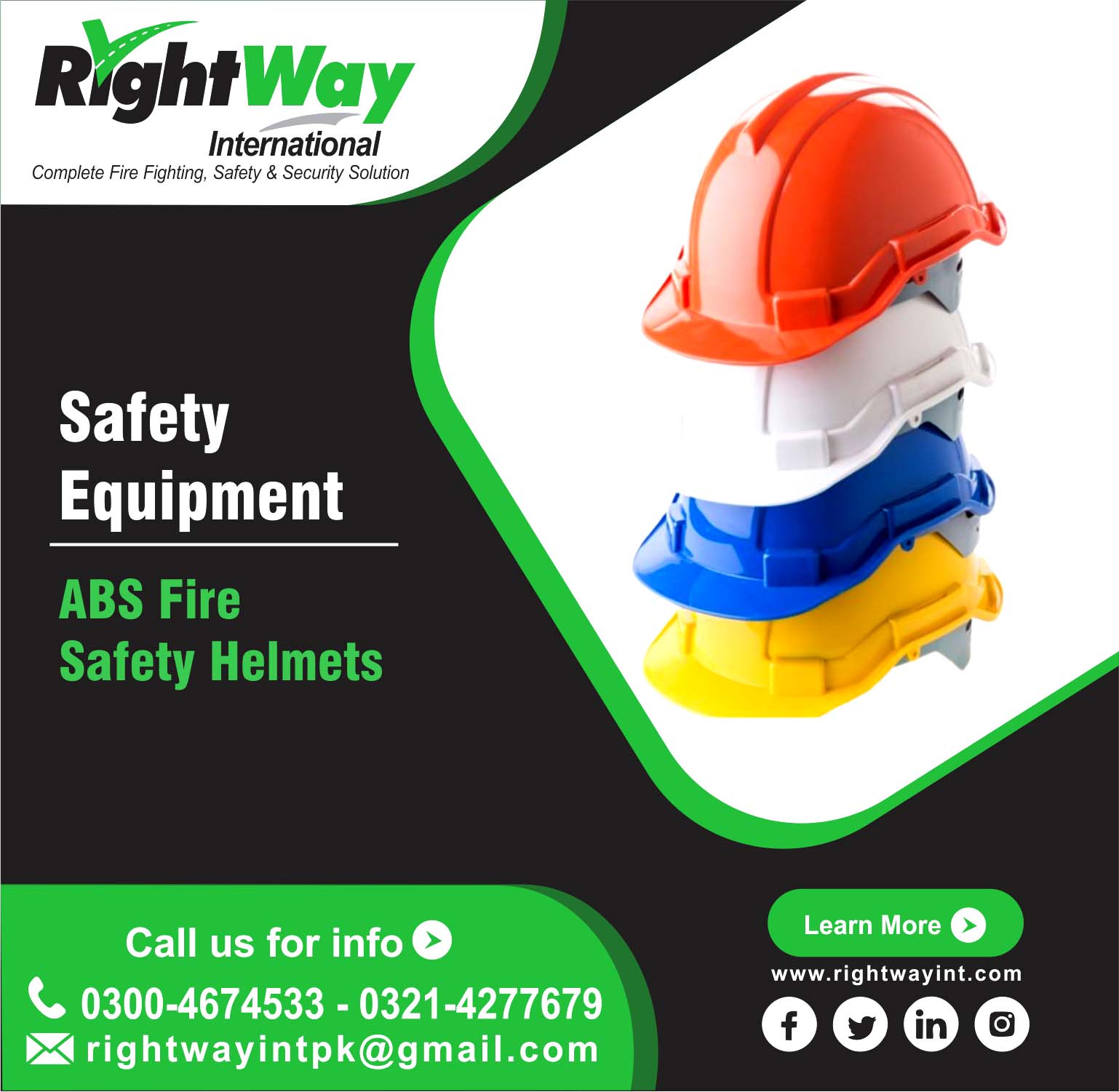 ABS Fire Safety Helmets