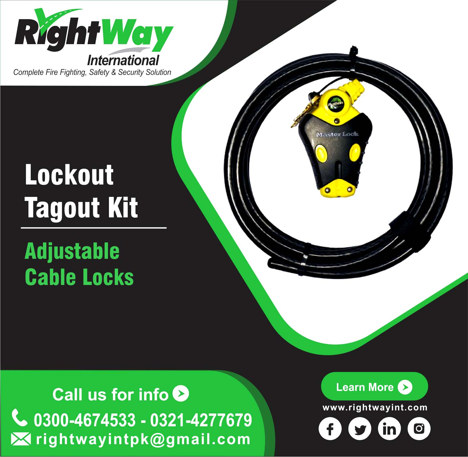 Adjustable Cable Lock