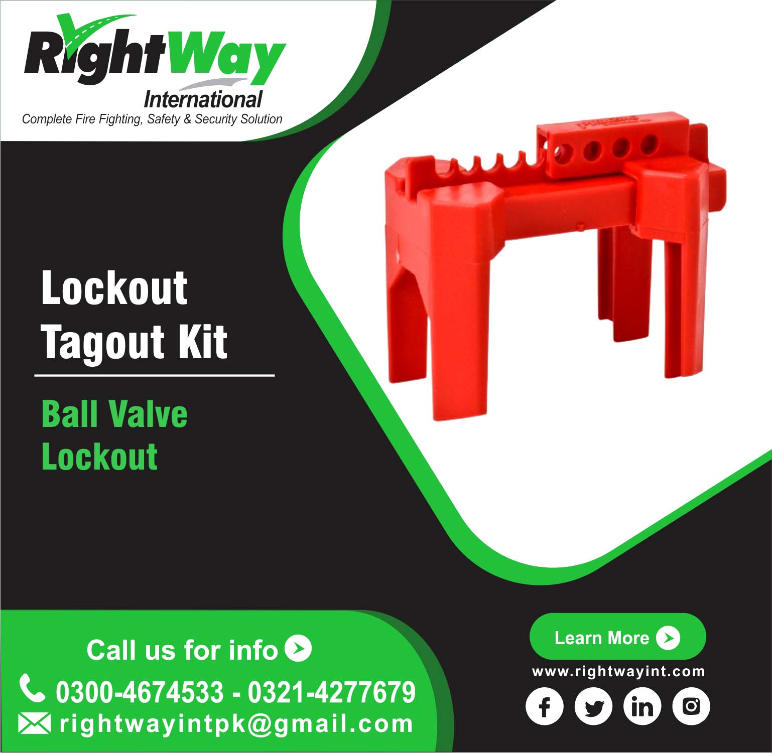 Adjustable Ball Valve Lockout