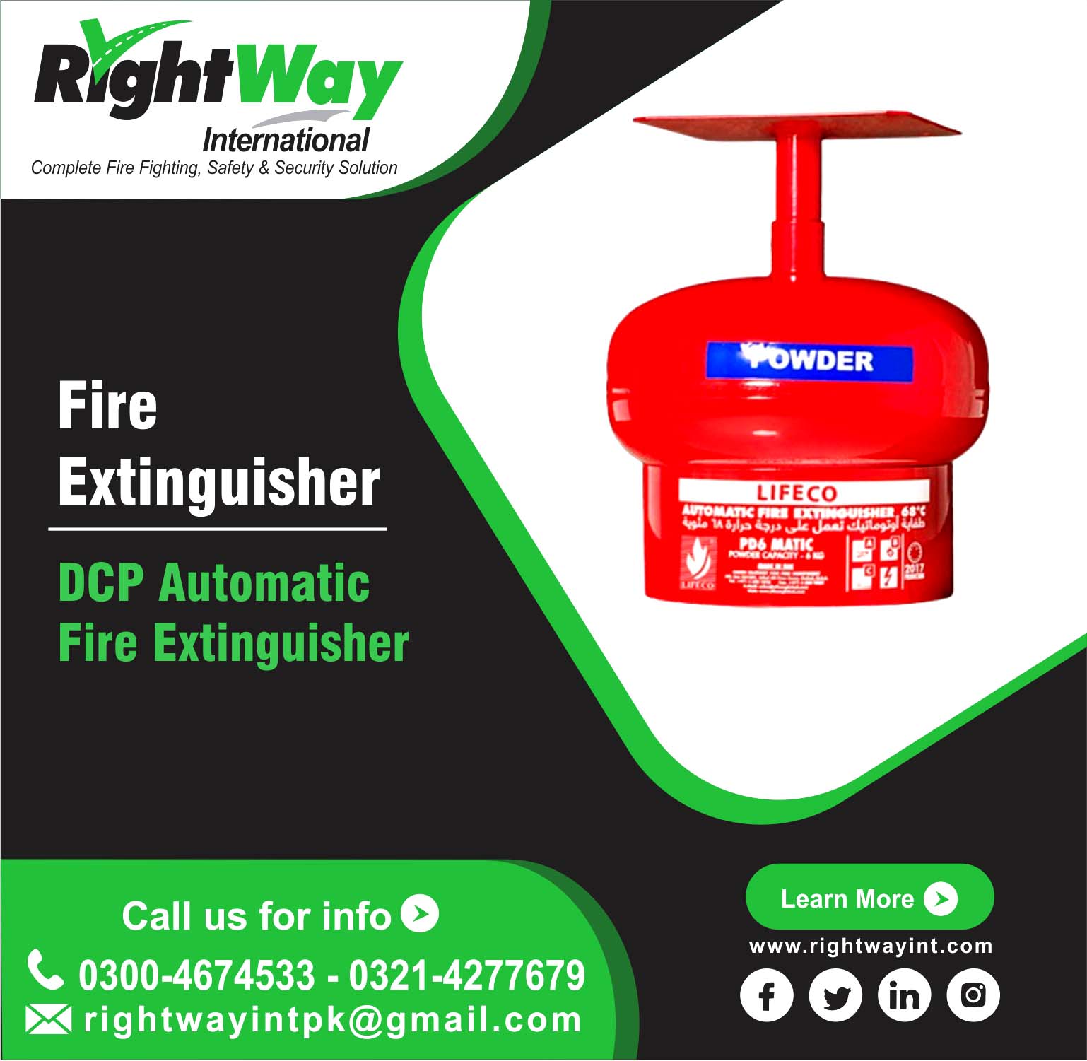 DCP Automatic Fire Extinguisher