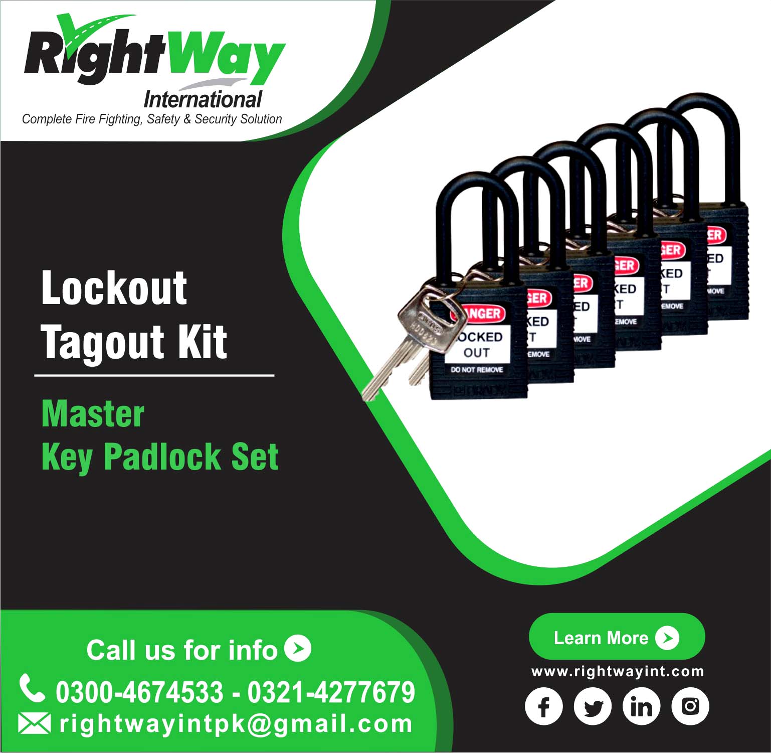 Master Key Padlock Set