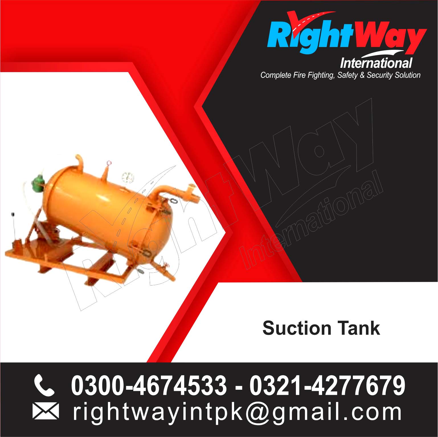 Water Suction Tank