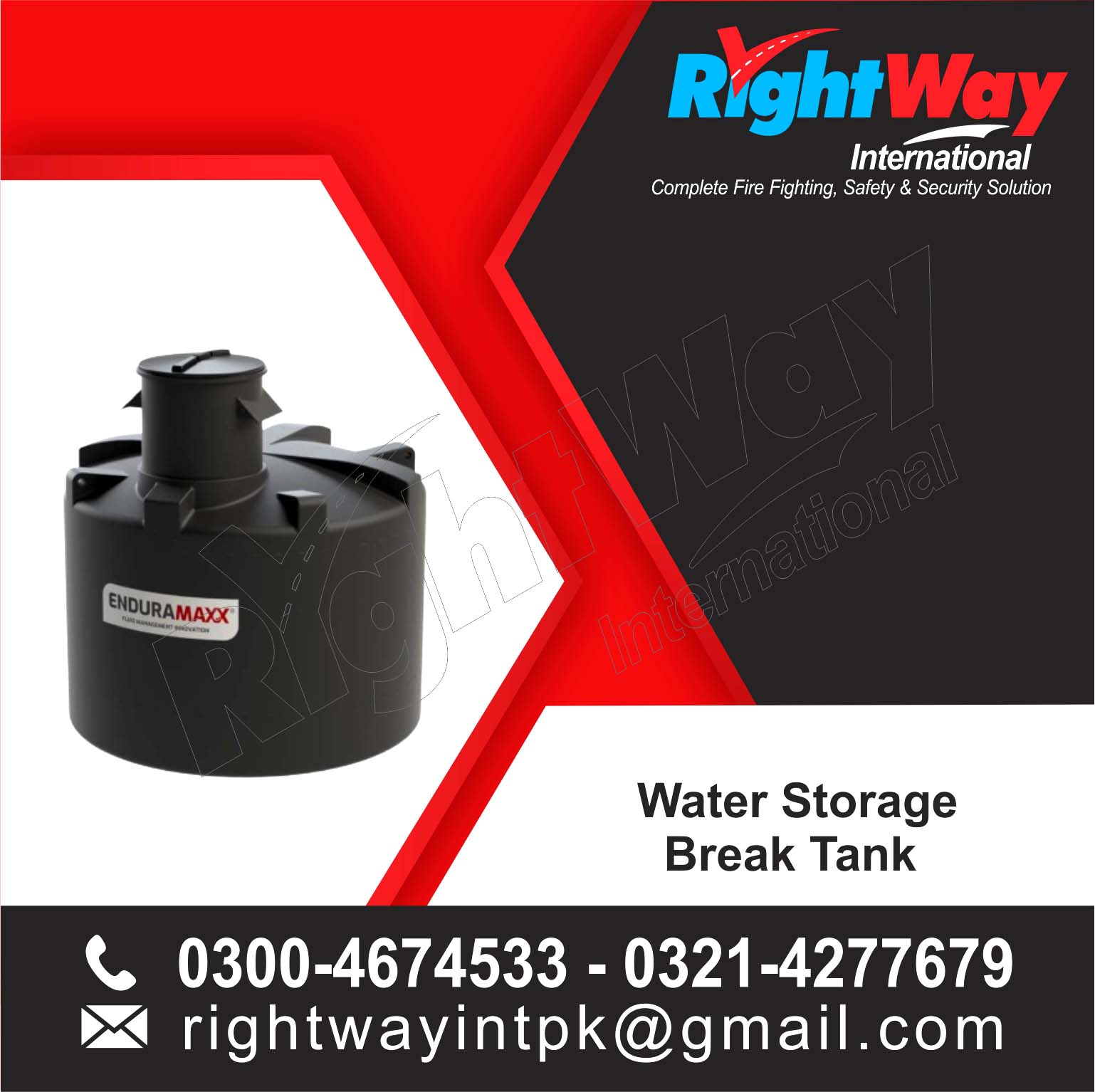 Water Storage Break Tank
