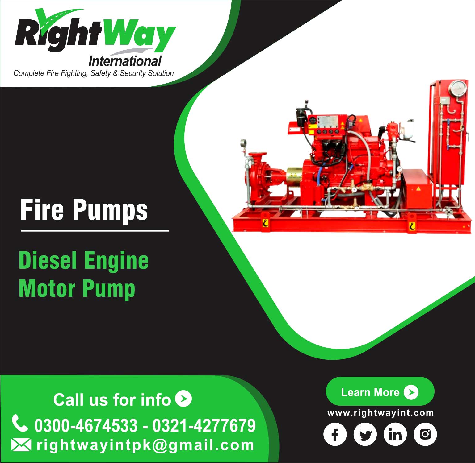 Diesel Engine Motor Pump