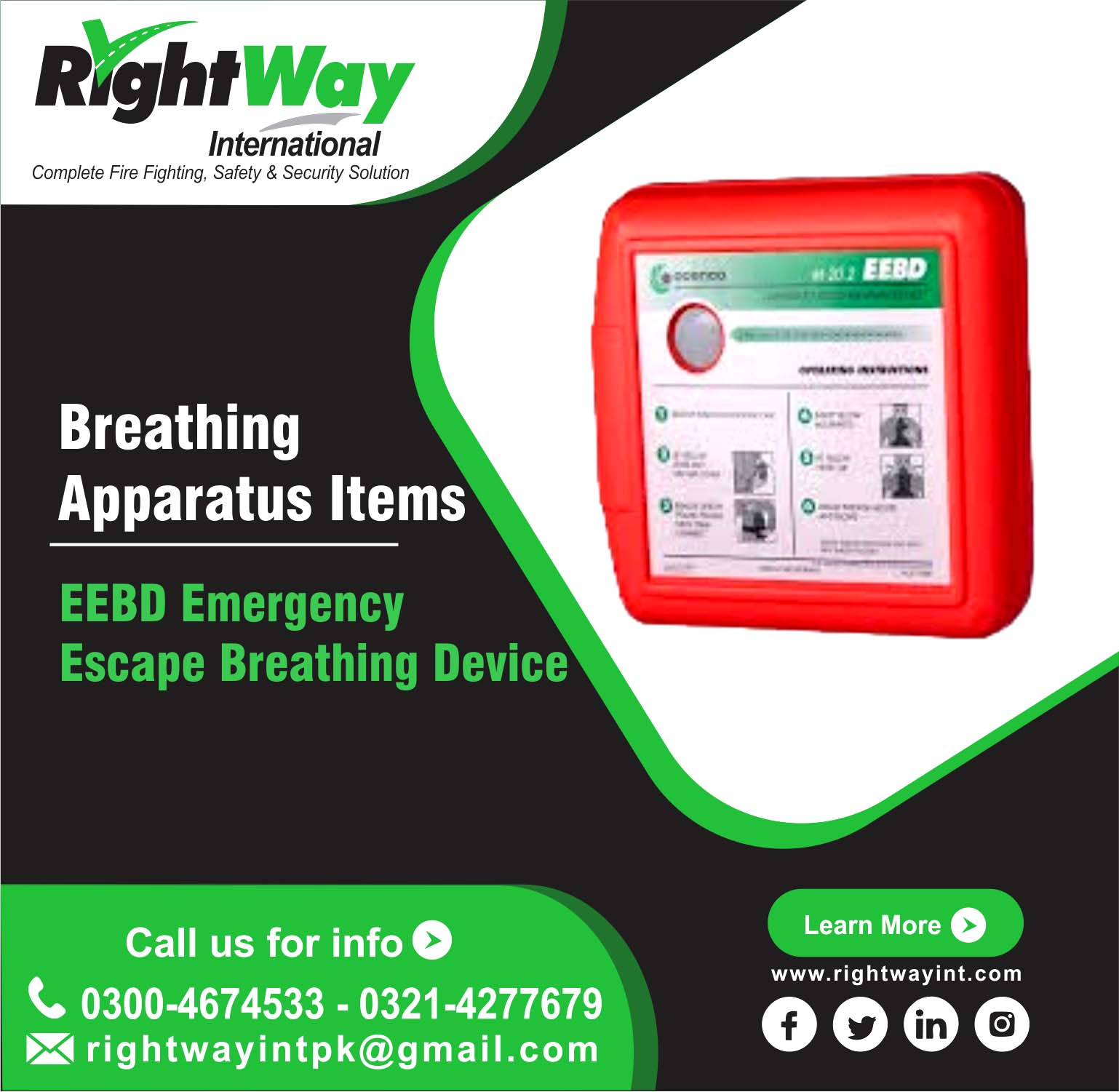 Emergency Escape Breathing Device