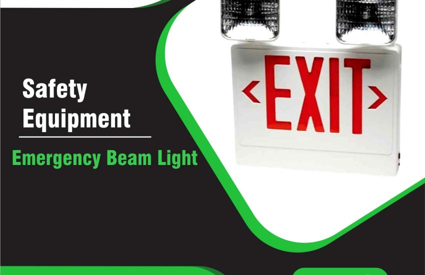 Emergency Beam Light with Exit Sign