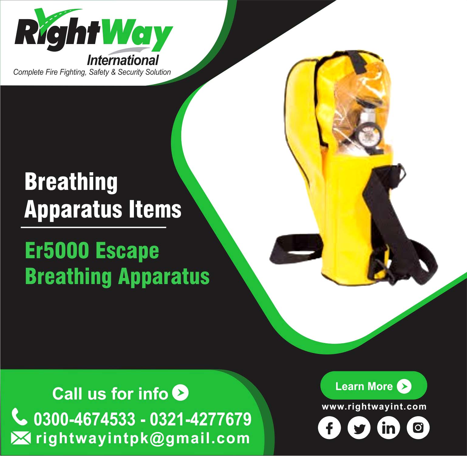 ER5000 Escape Breathing Apparatus