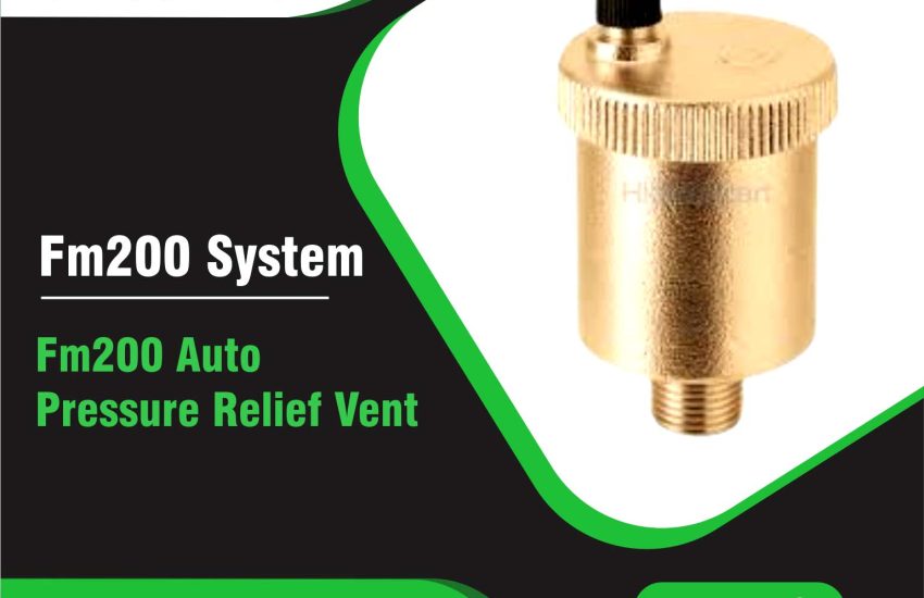 FM200 Auto Pressure Relief Vent