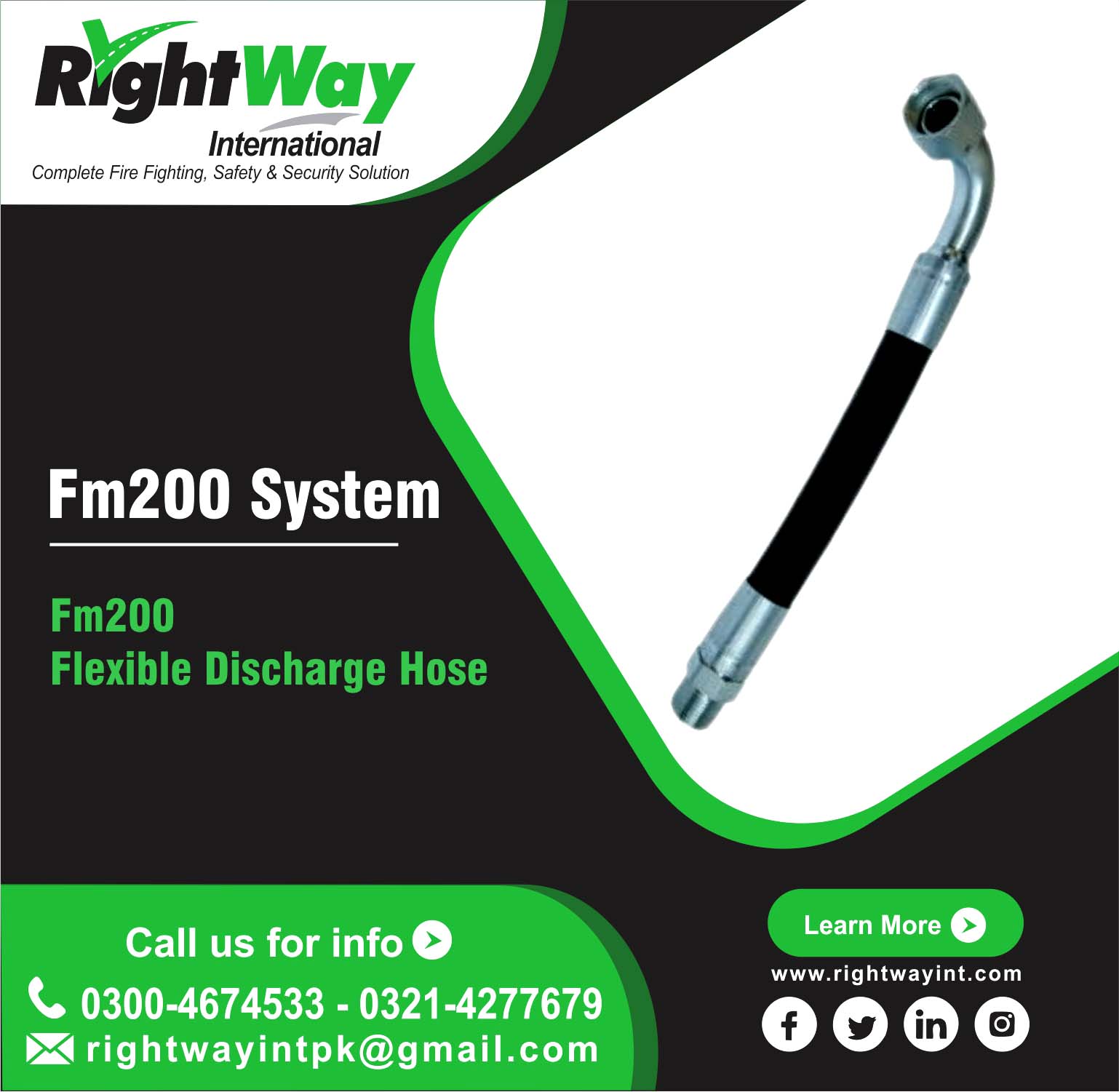 FM200 Flexible Discharge Hose