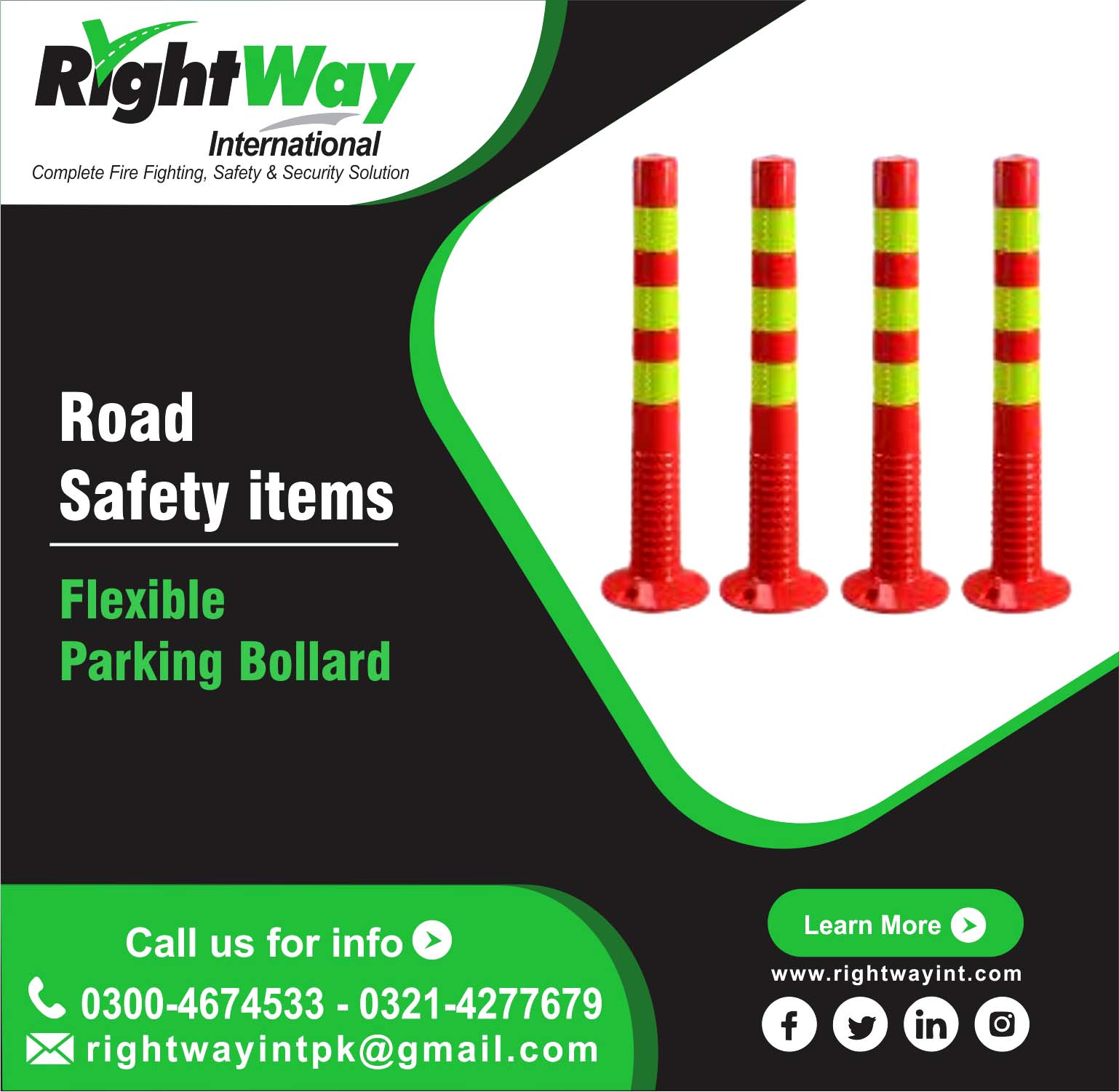 Flexible Parking Bollard