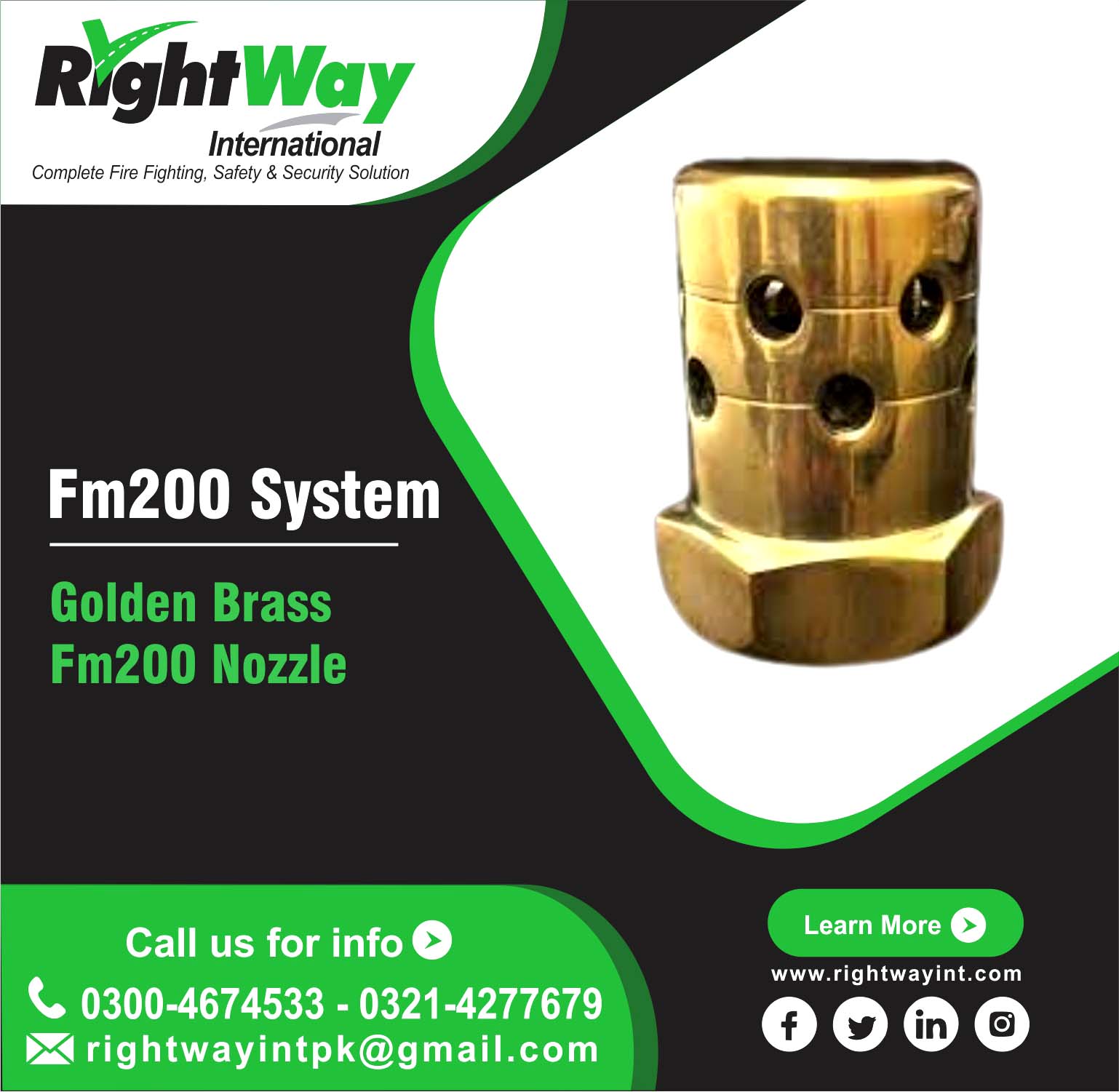 Golden Brass FM200 Nozzle