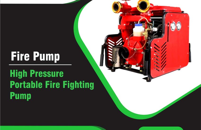 High Pressure Portable Fire Fighting Pump
