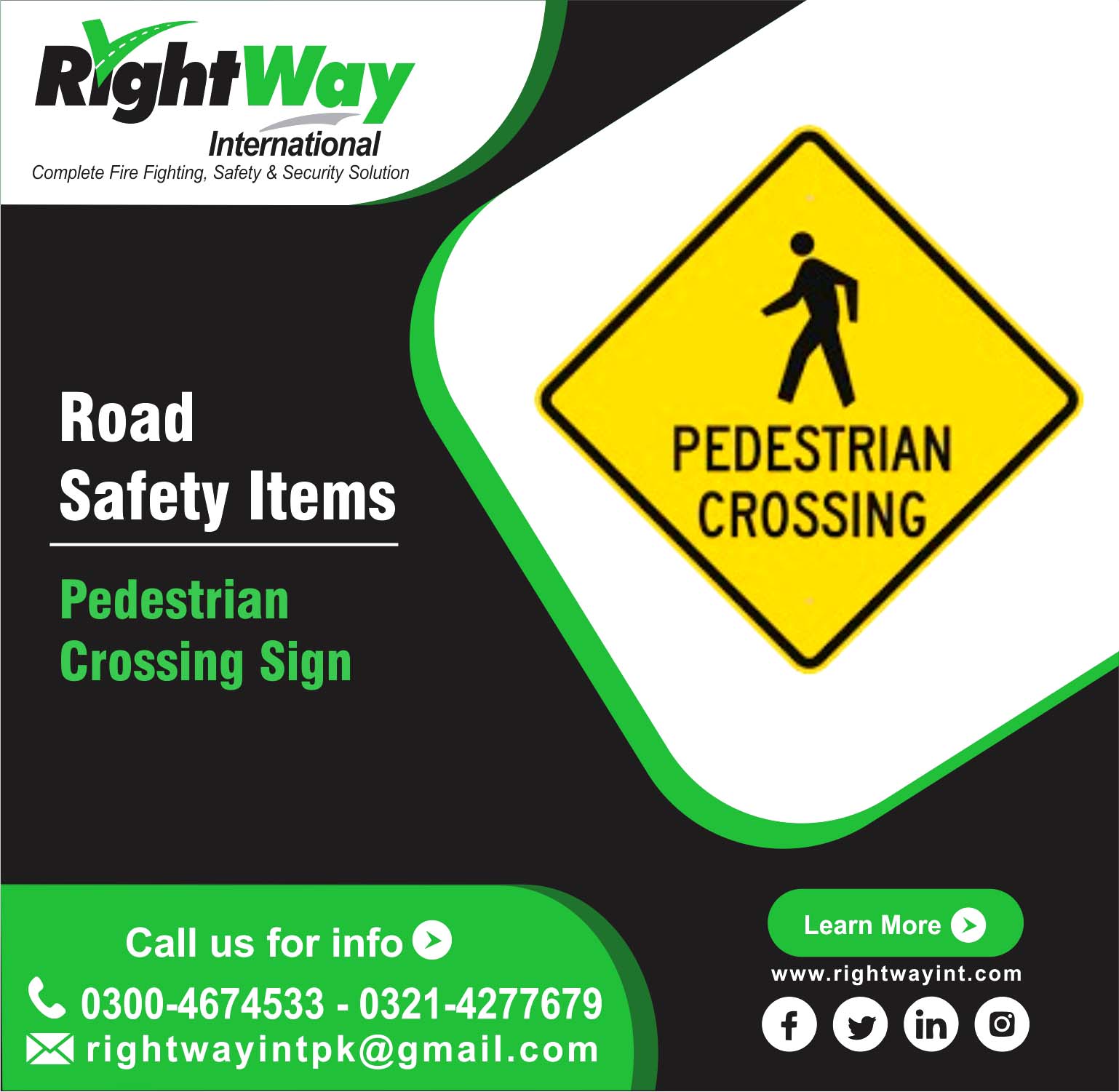 Pedestrian Crossing Sign
