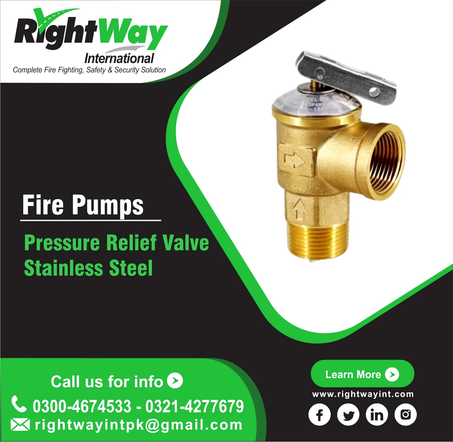 Pressure Relief Valve Stainless Steel