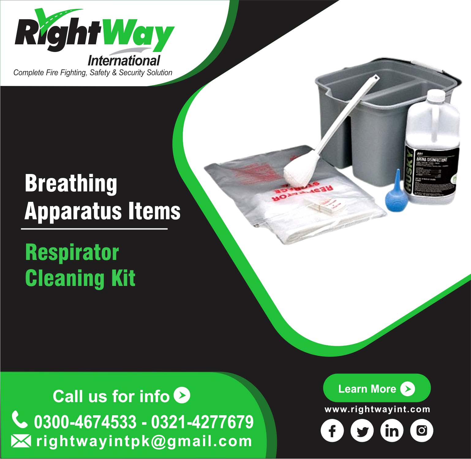 Respirator Cleaning Kit