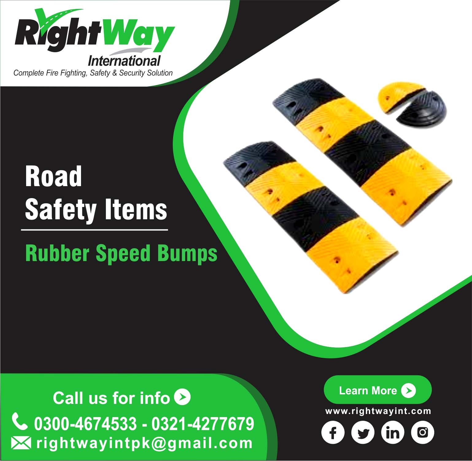 Rubber Speed Bumps
