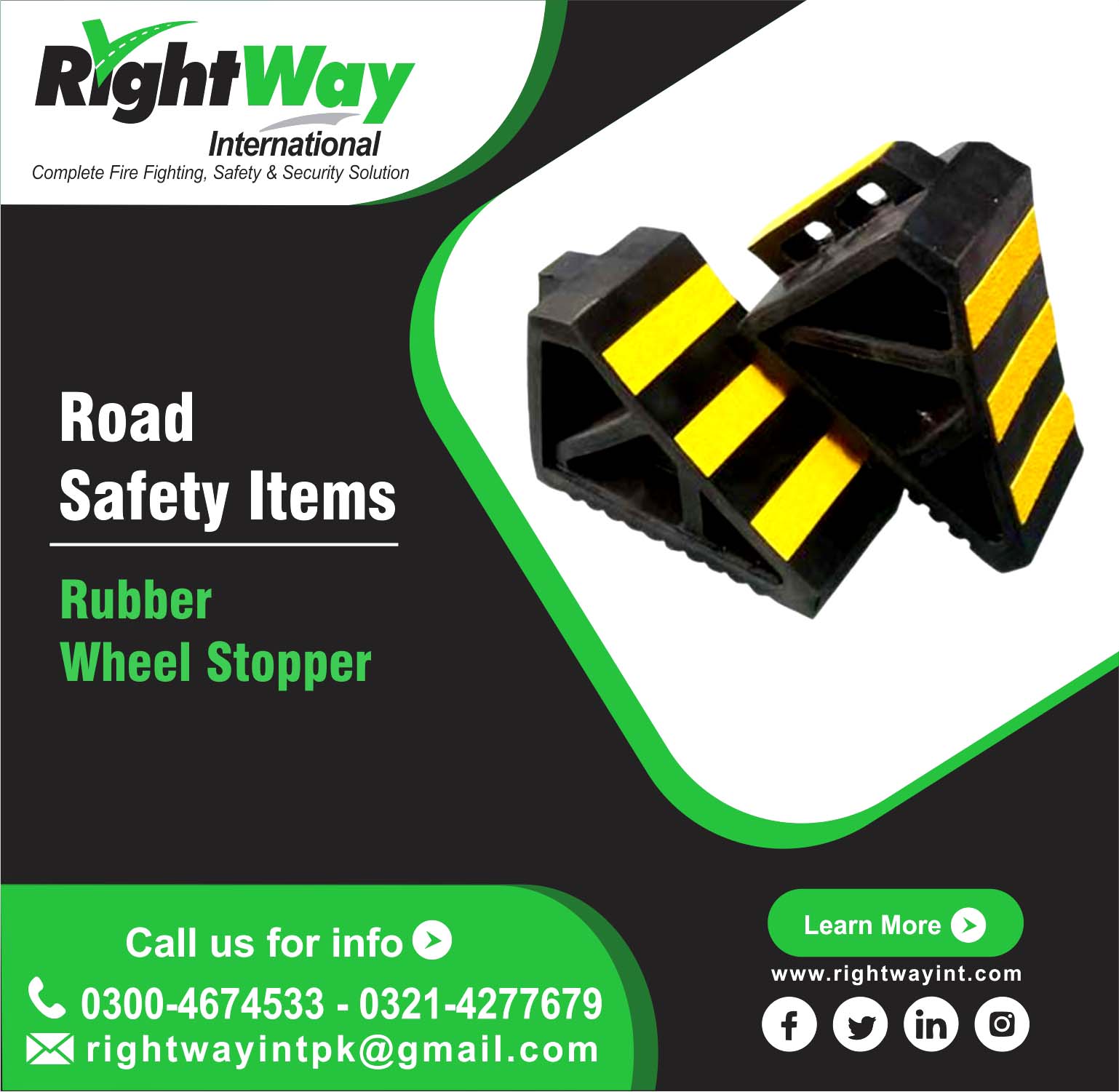 Rubber Wheel Stopper