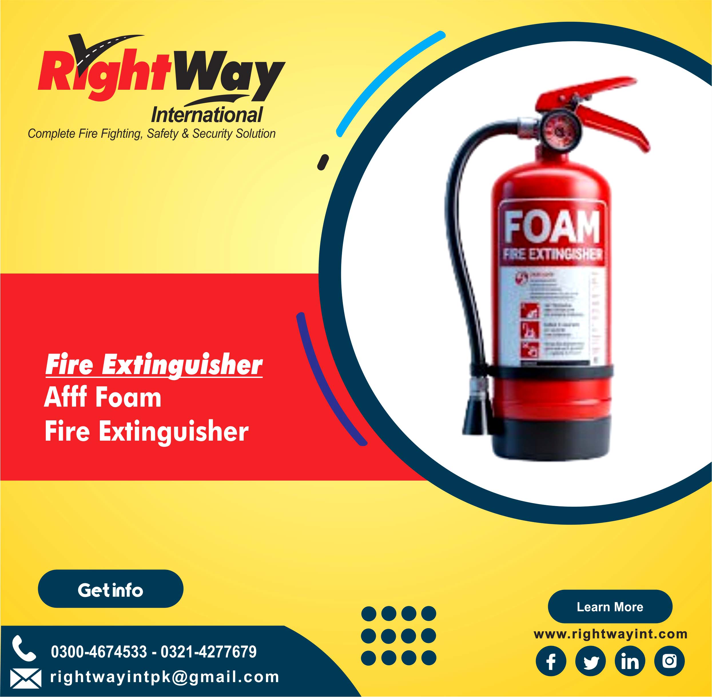 AFFF Foam Fire Extinguisher Uses