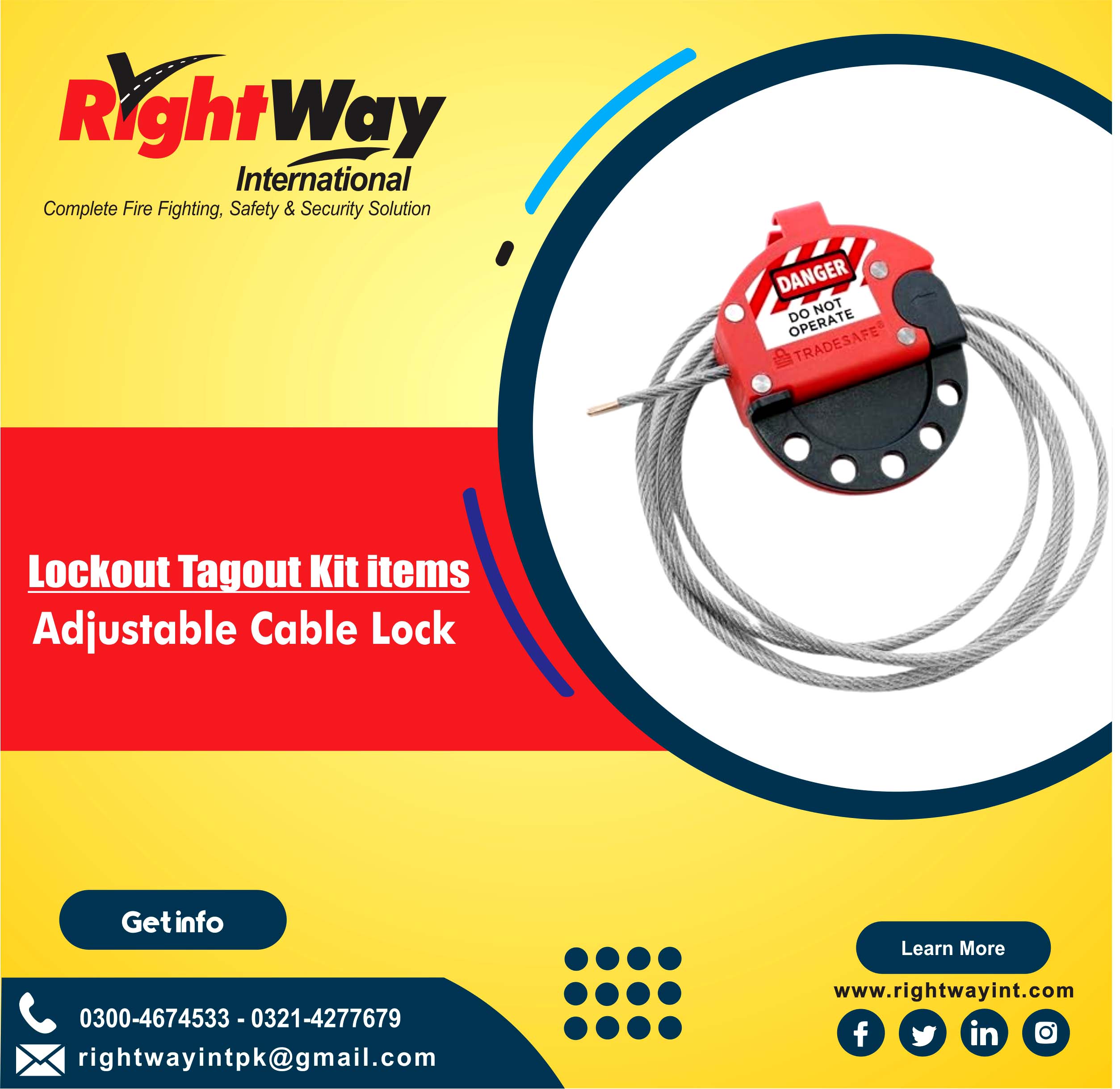 Adjustable Cable Lock
