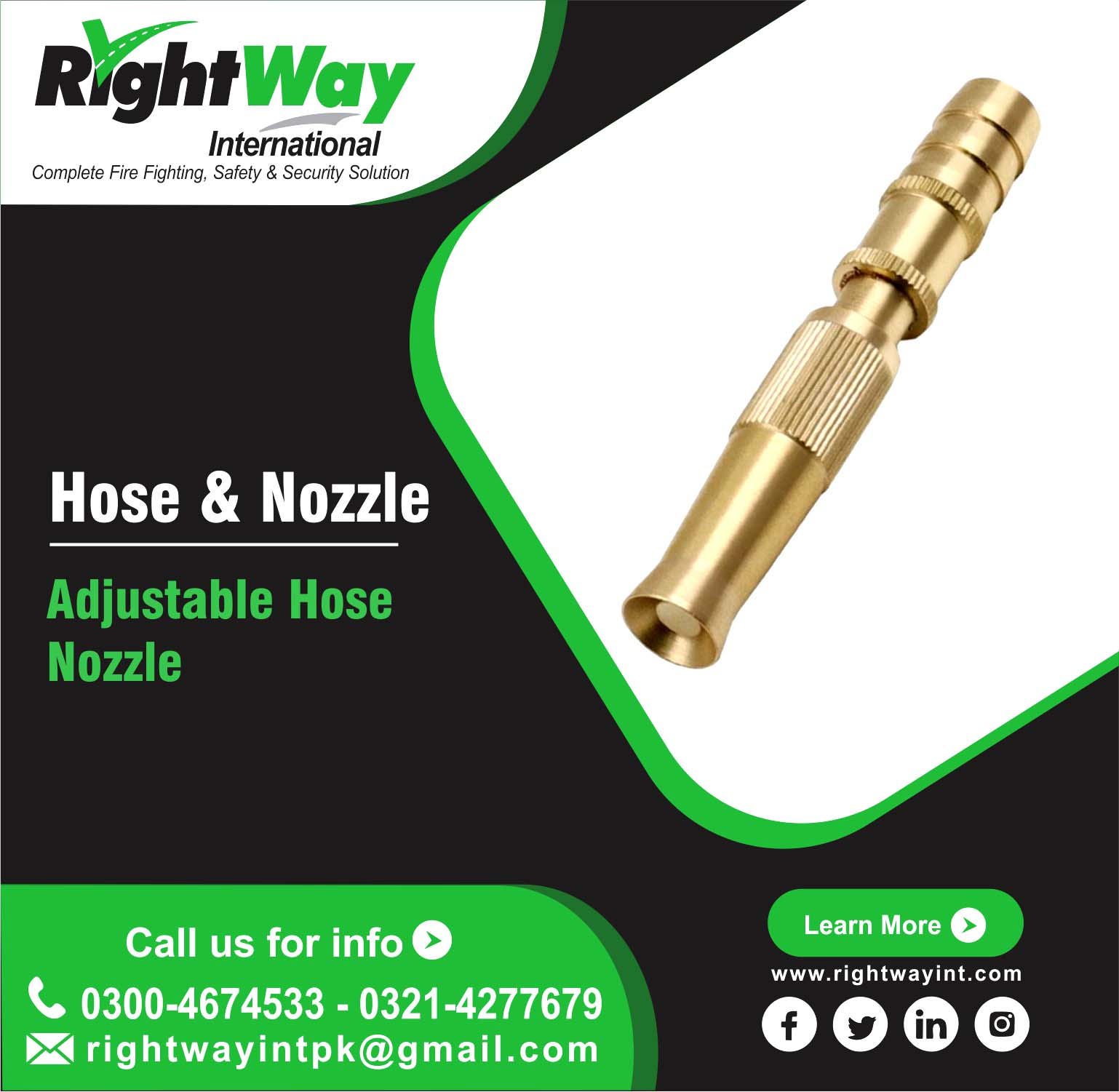 Adjustable Hose Nozzle